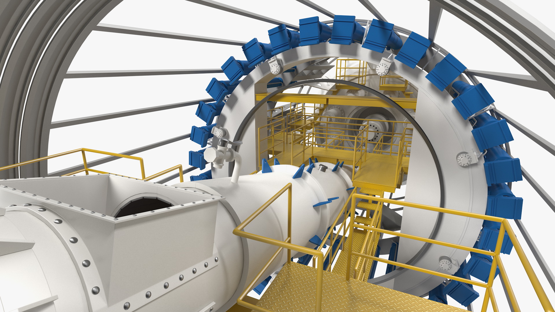 Tunnel Boring Machine Cutterhead 3D