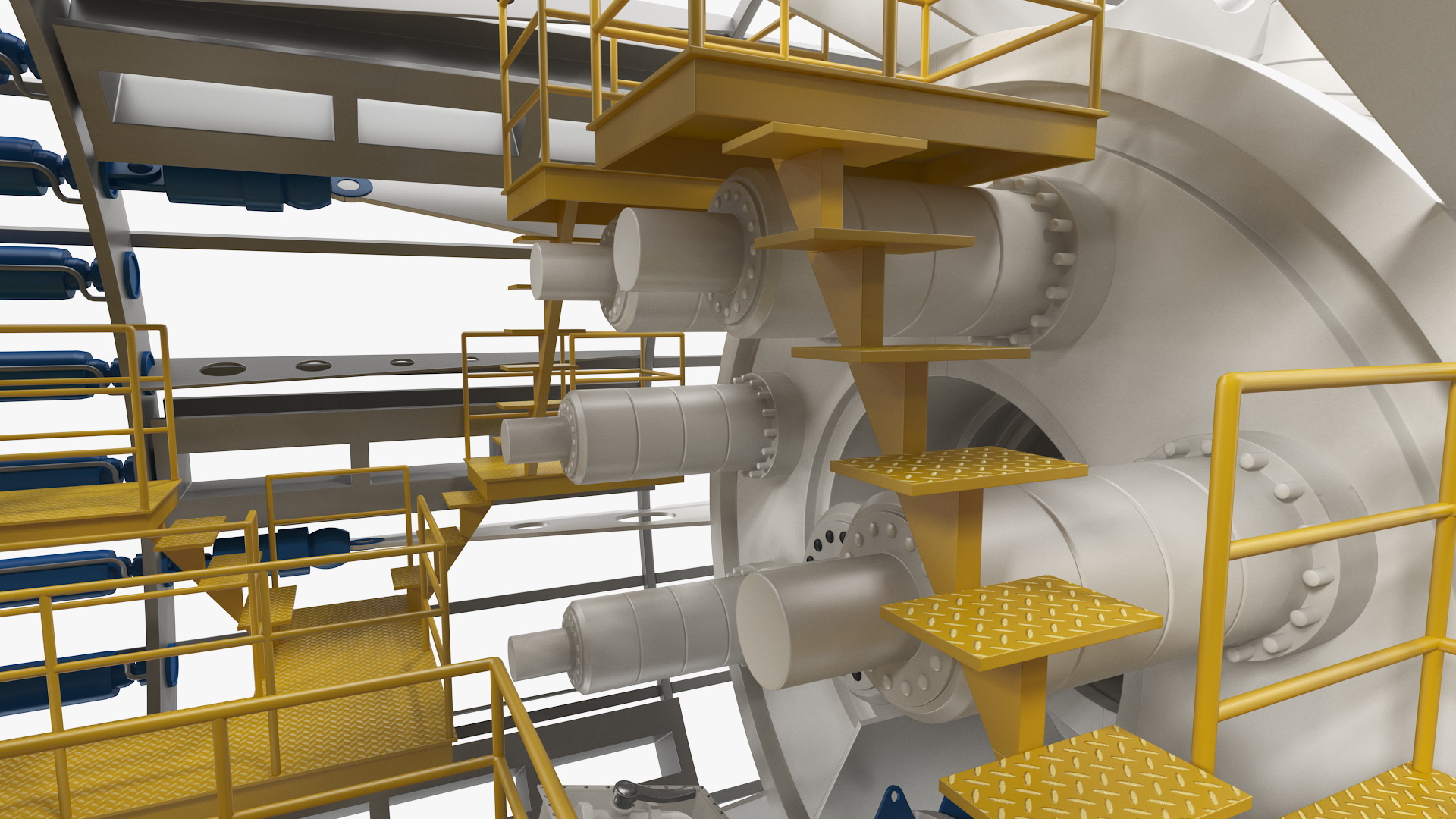 Tunnel Boring Machine Cutterhead 3D