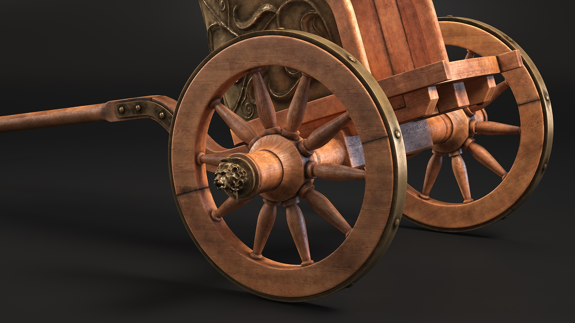 3D Roman Chariot model