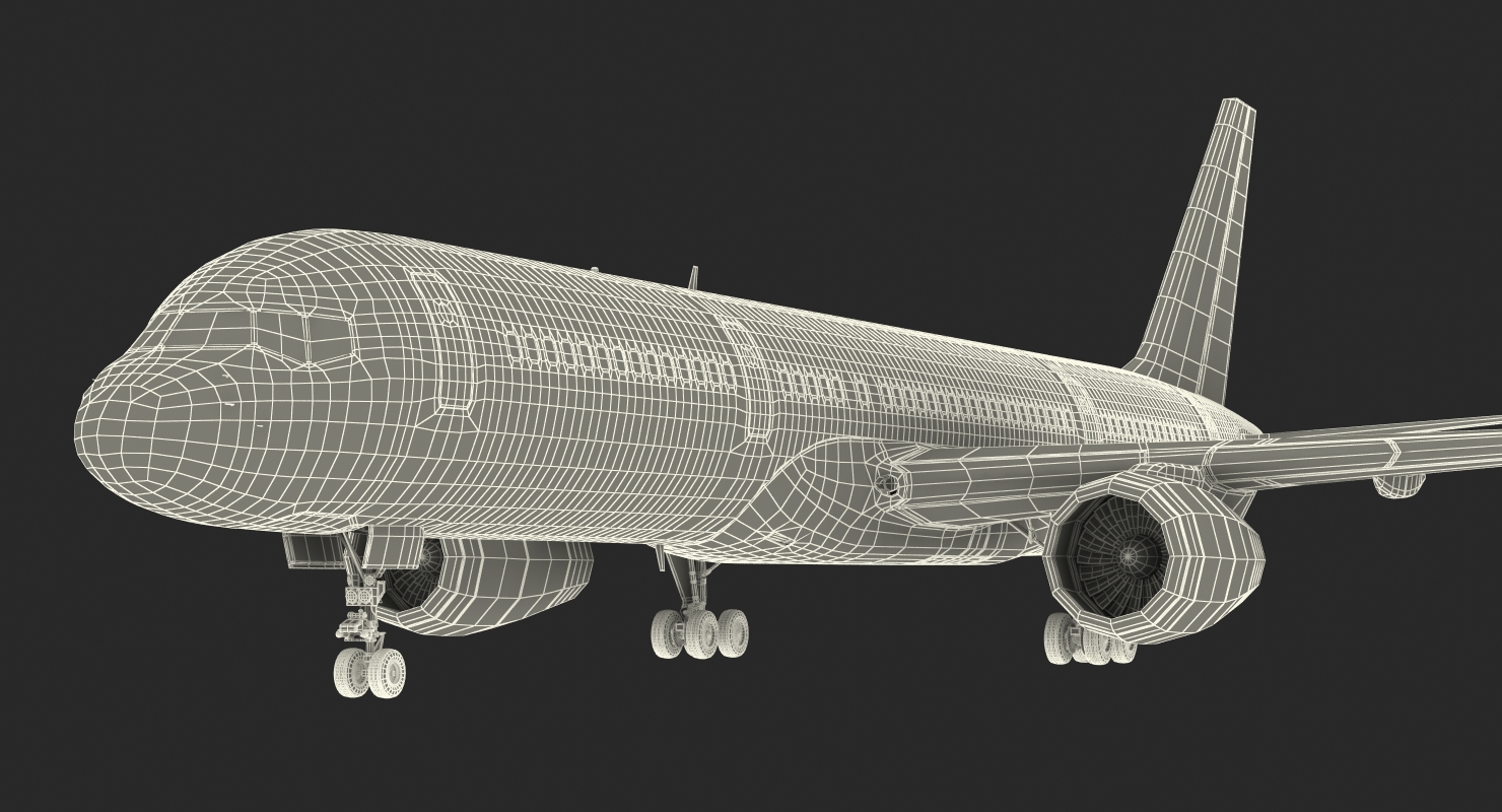 Donald Trumps Private Boeing 757 Rigged 3D model