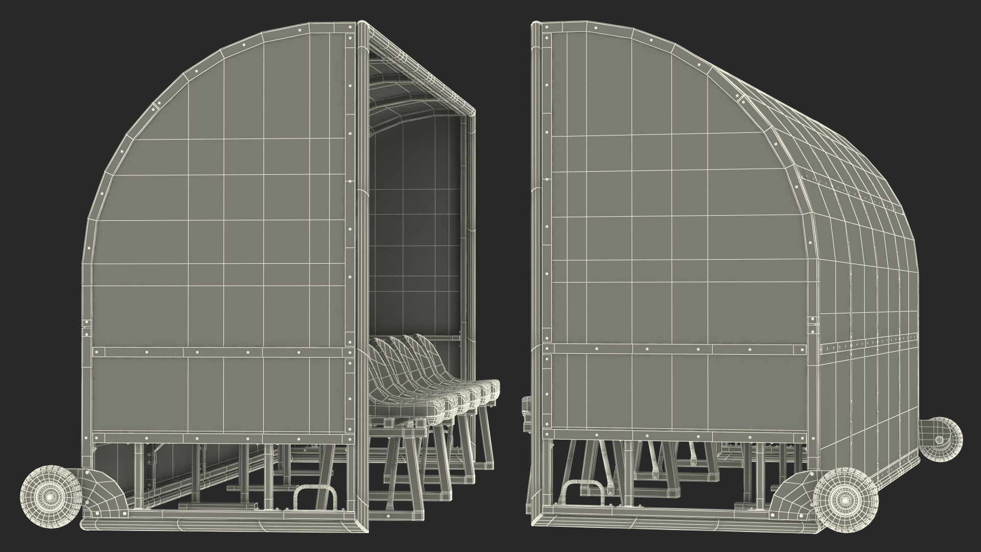 3D Team Shelter Forza model