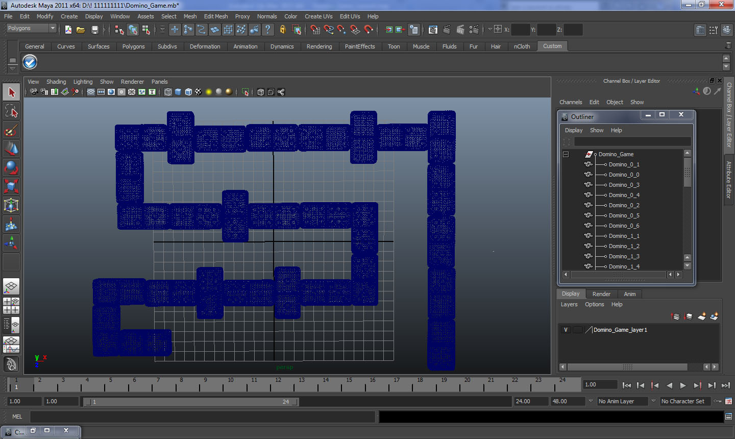 3D Domino Game