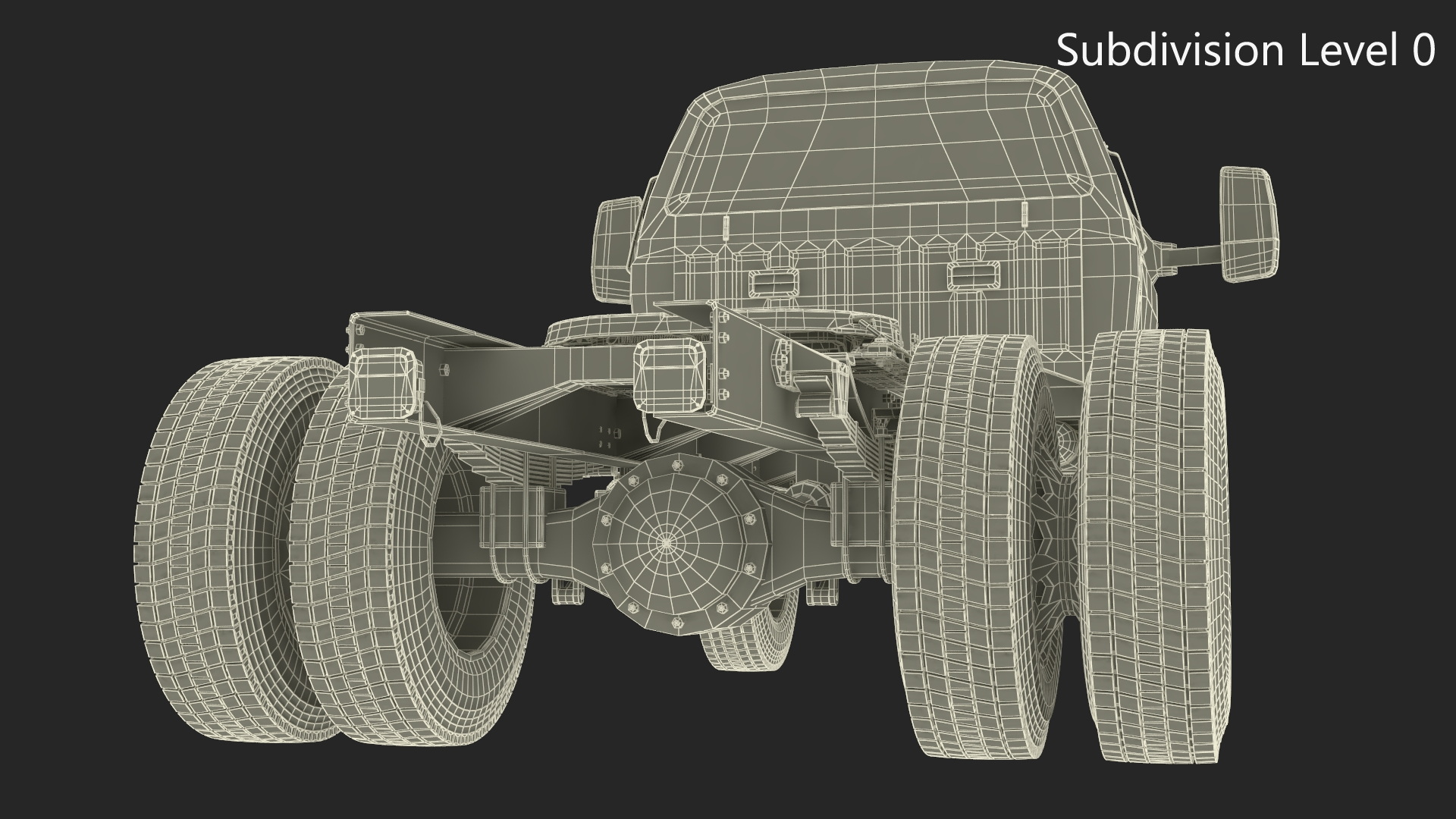 Ford F650 Crew Cab and Fifth Wheel 3D model