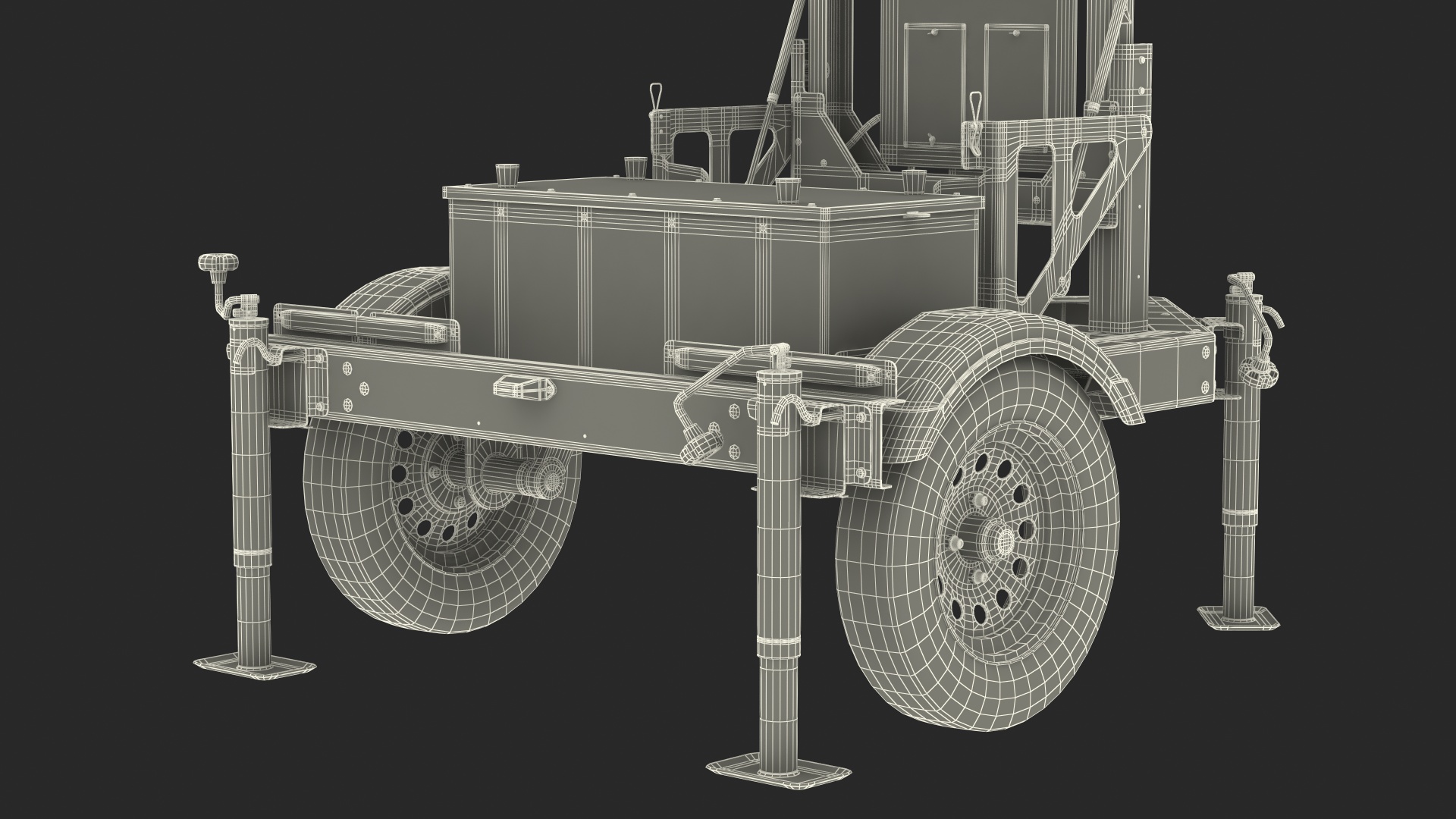 3D Decatur Speed Radar Trailer 300MX model