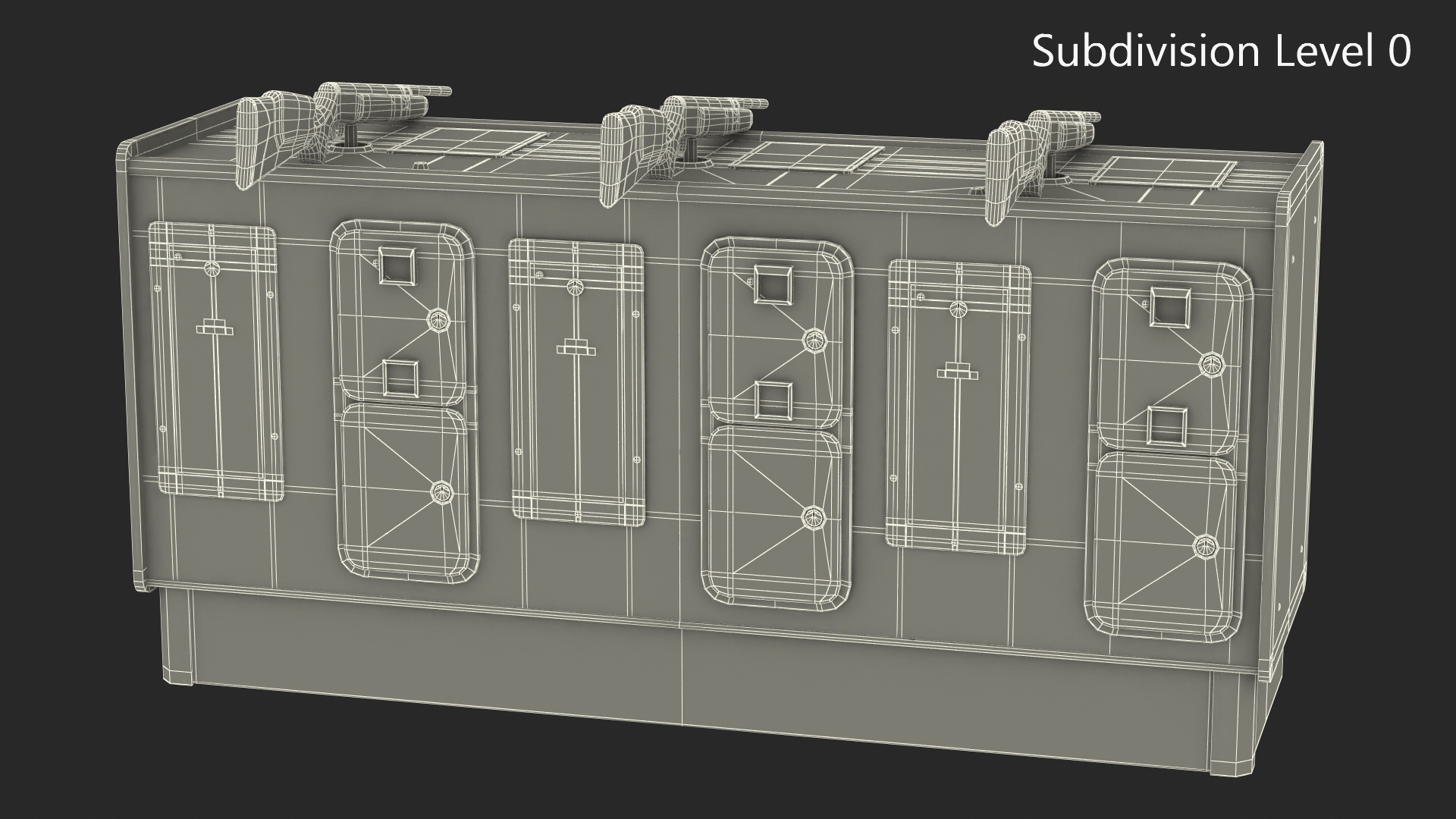 3D model Carnival Shooting Game Machine