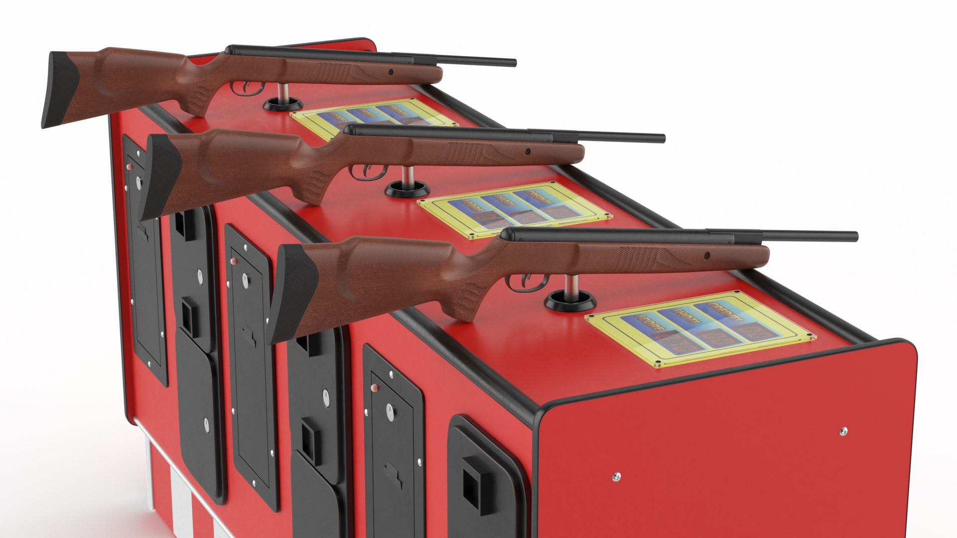 3D model Carnival Shooting Game Machine