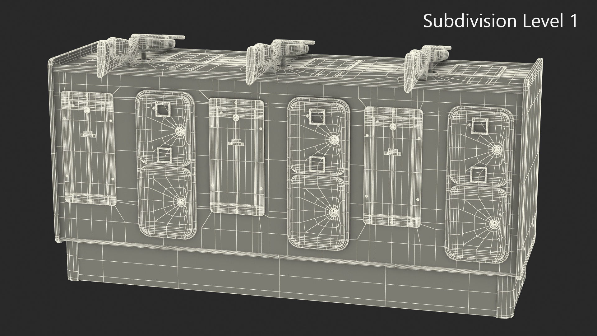 3D model Carnival Shooting Game Machine