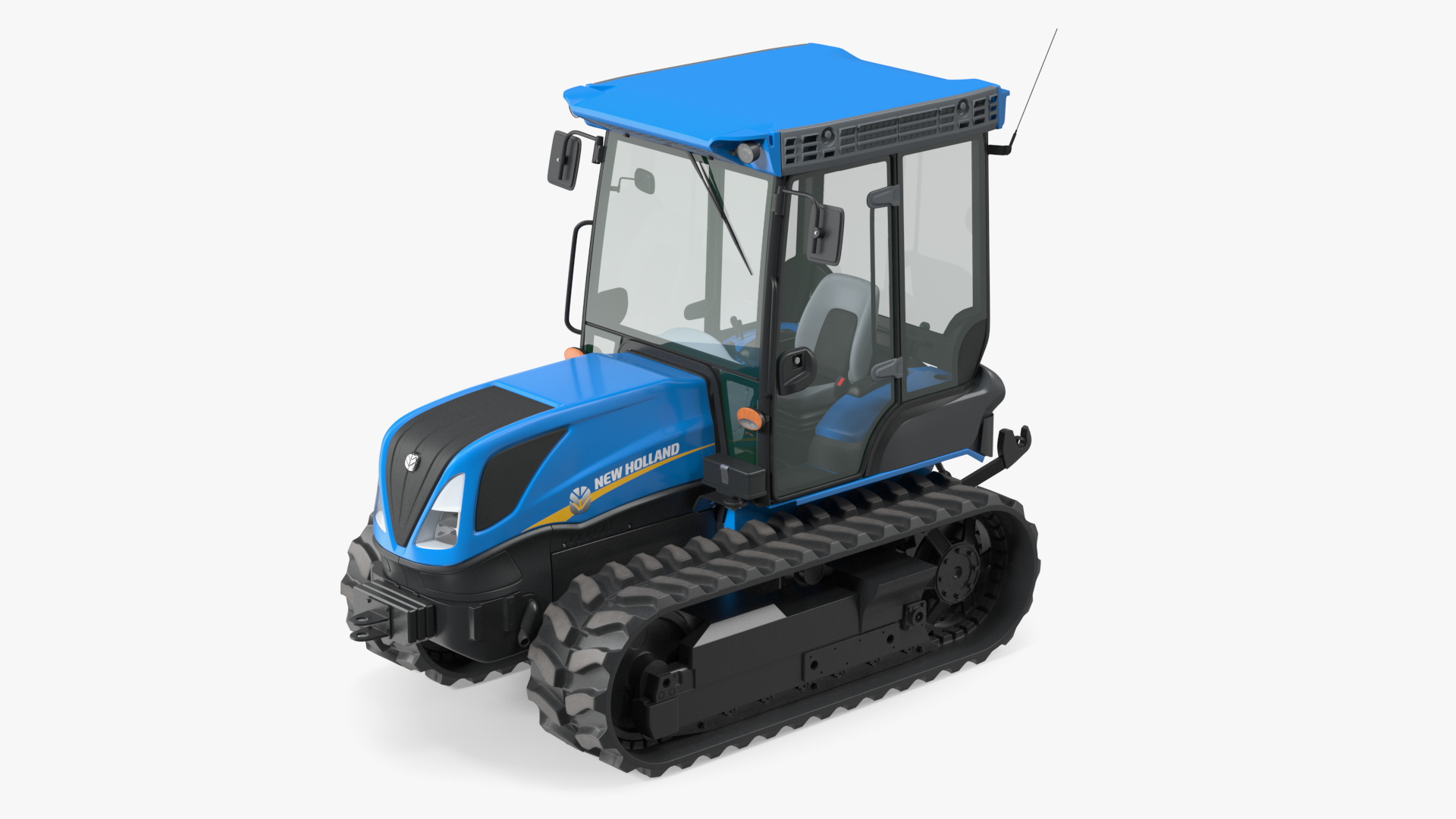 3D New Holland TK4 Crawler Cabin New model