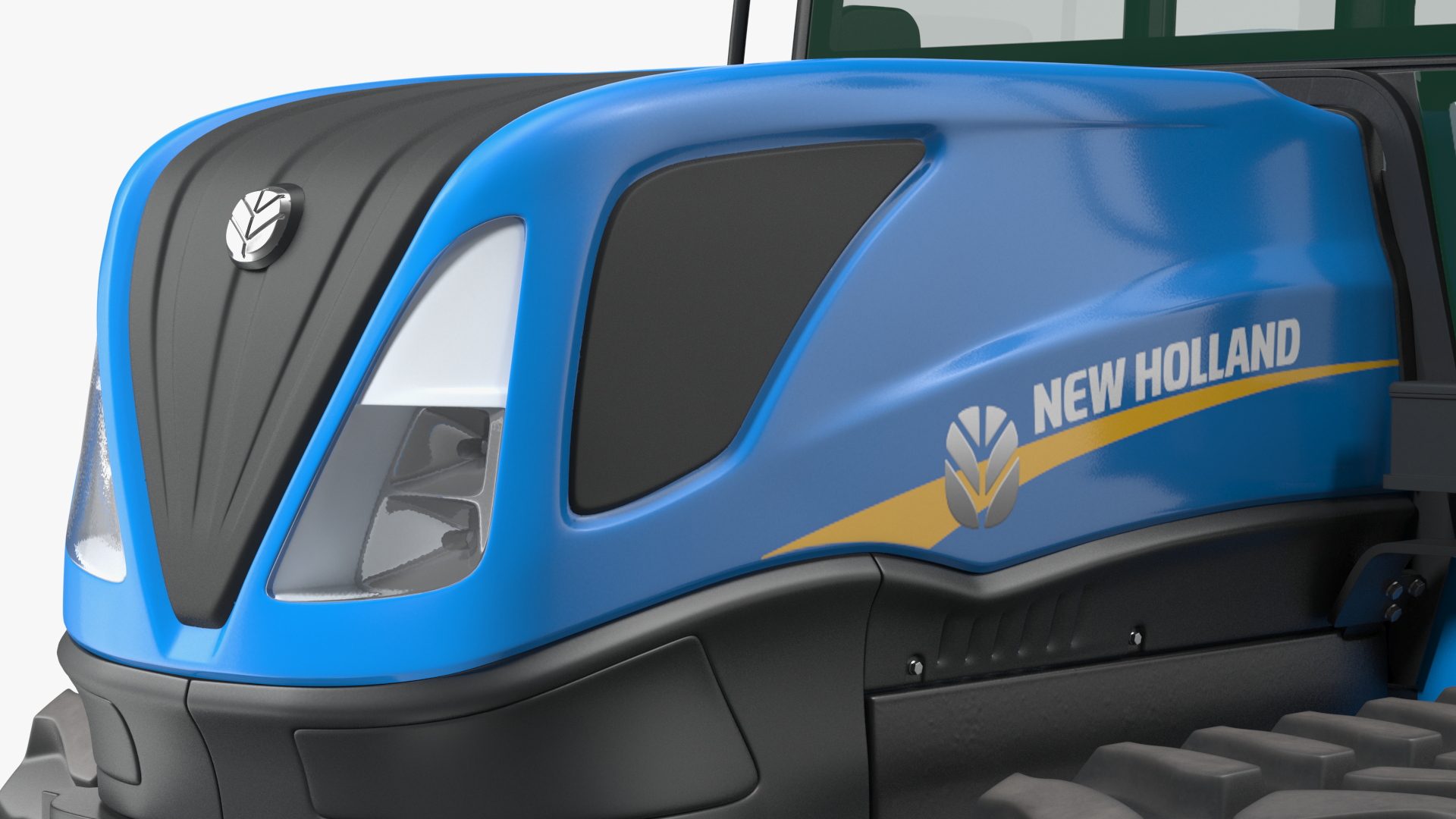 3D New Holland TK4 Crawler Cabin New model