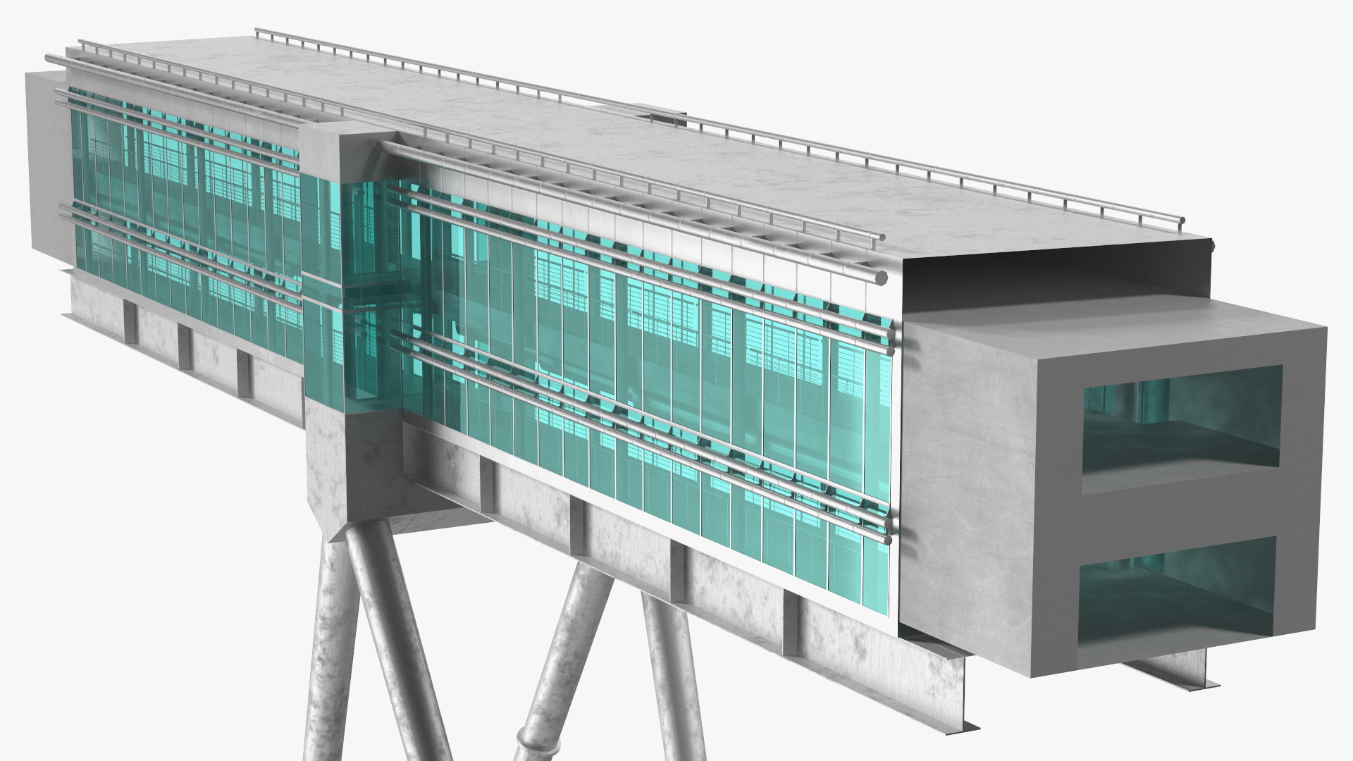 3D model Petronas Towers Skybridge