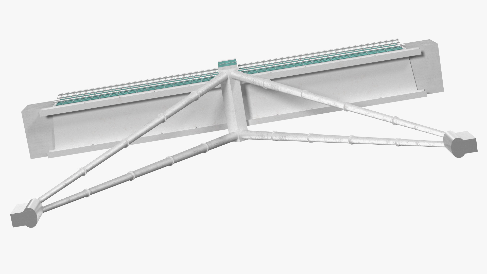 3D model Petronas Towers Skybridge