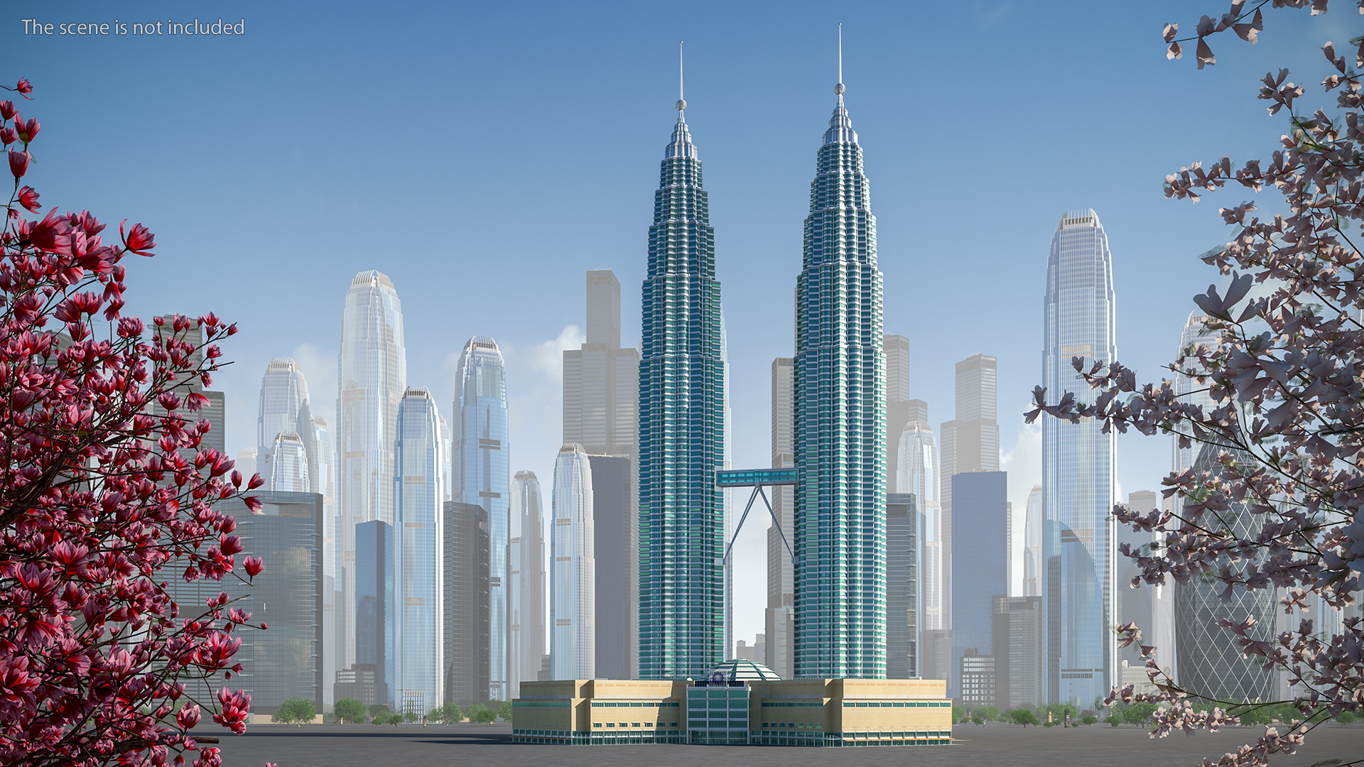 3D model Petronas Towers Skybridge