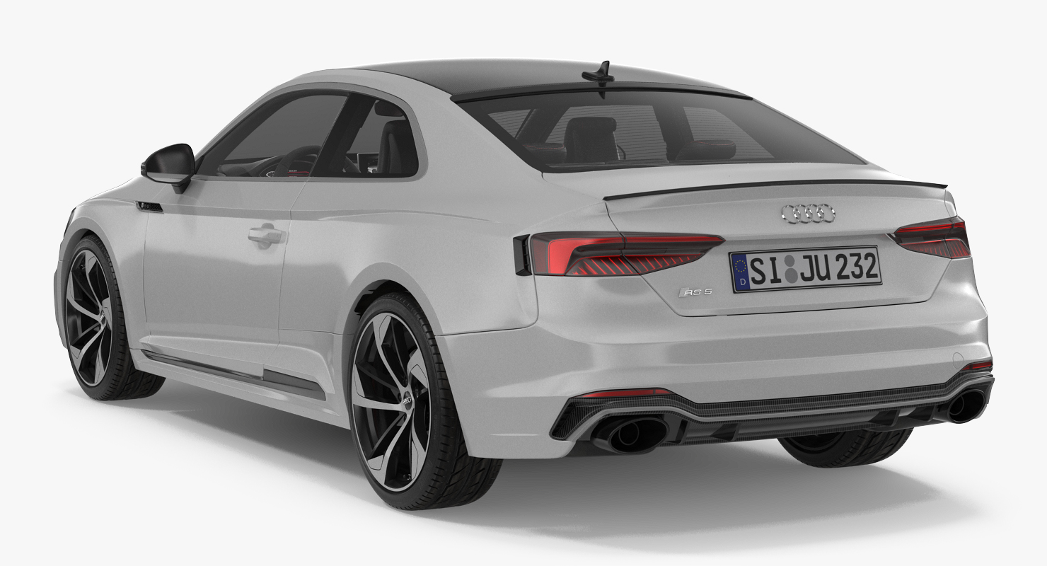 Audi RS5 2017 Simple Interior 3D model