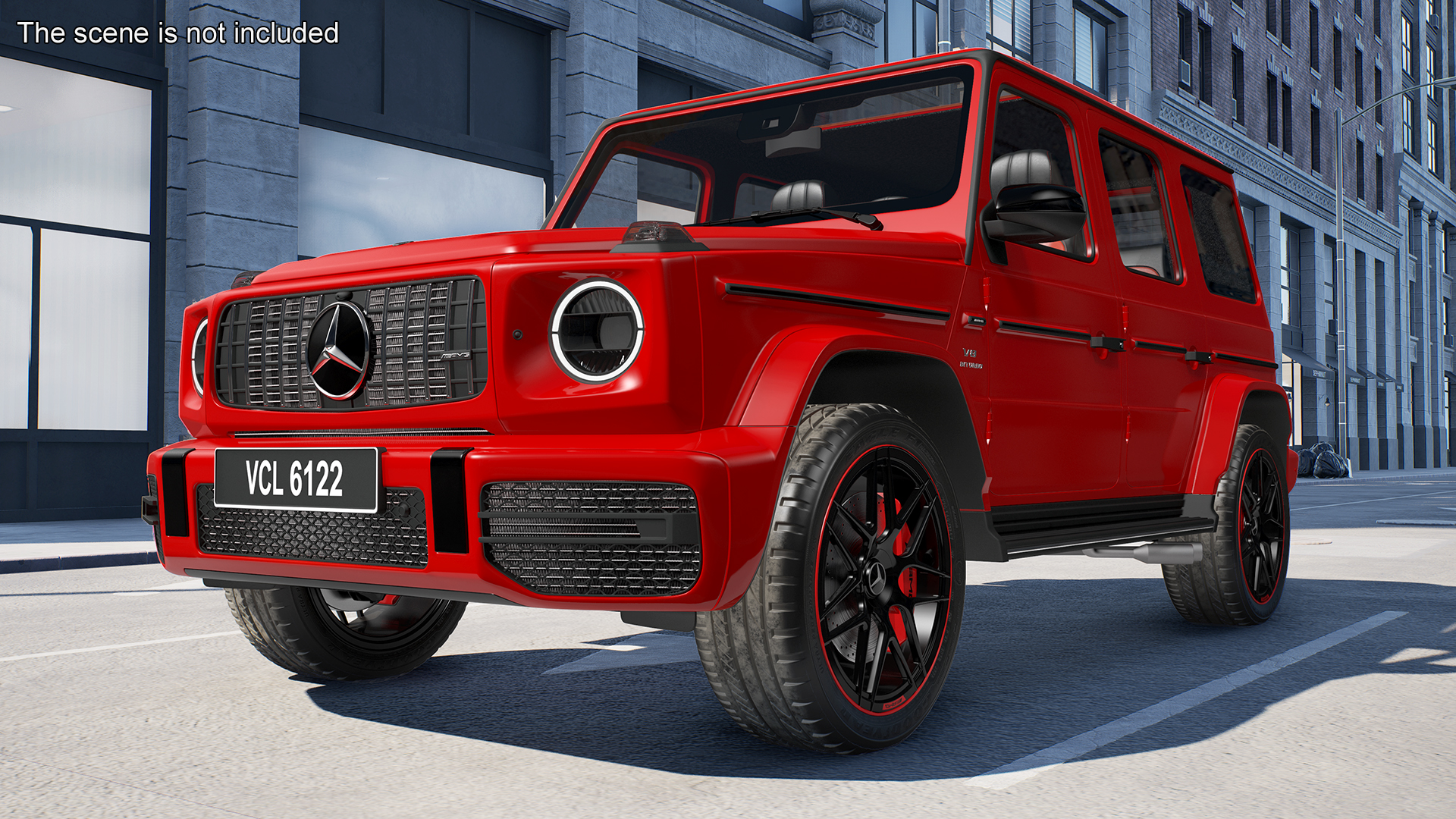 Mercedes-Benz G63 AMG 2019 Simple Interior 3D