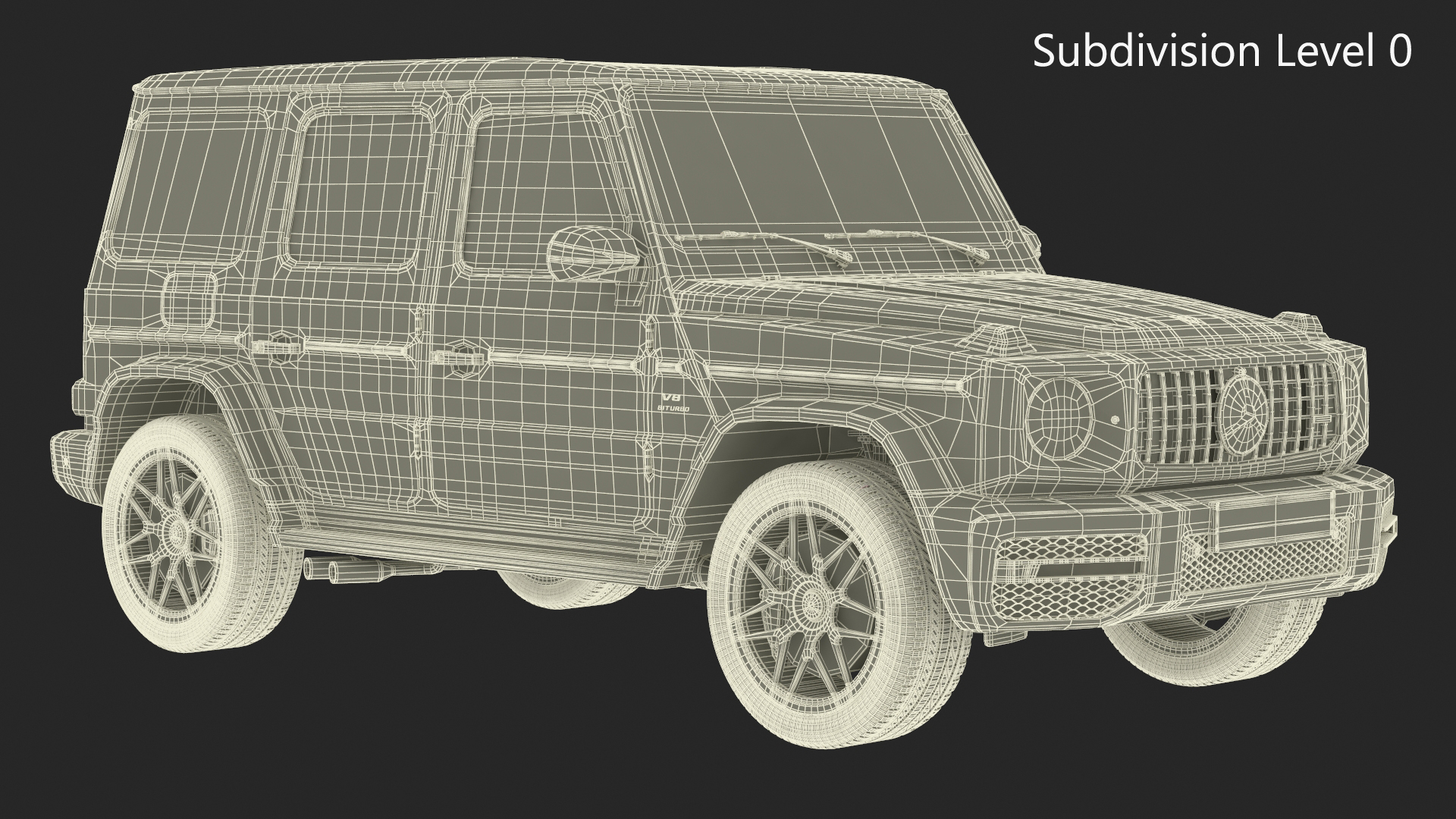 Mercedes-Benz G63 AMG 2019 Simple Interior 3D