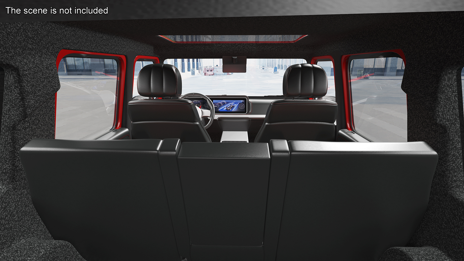 Mercedes-Benz G63 AMG 2019 Simple Interior 3D