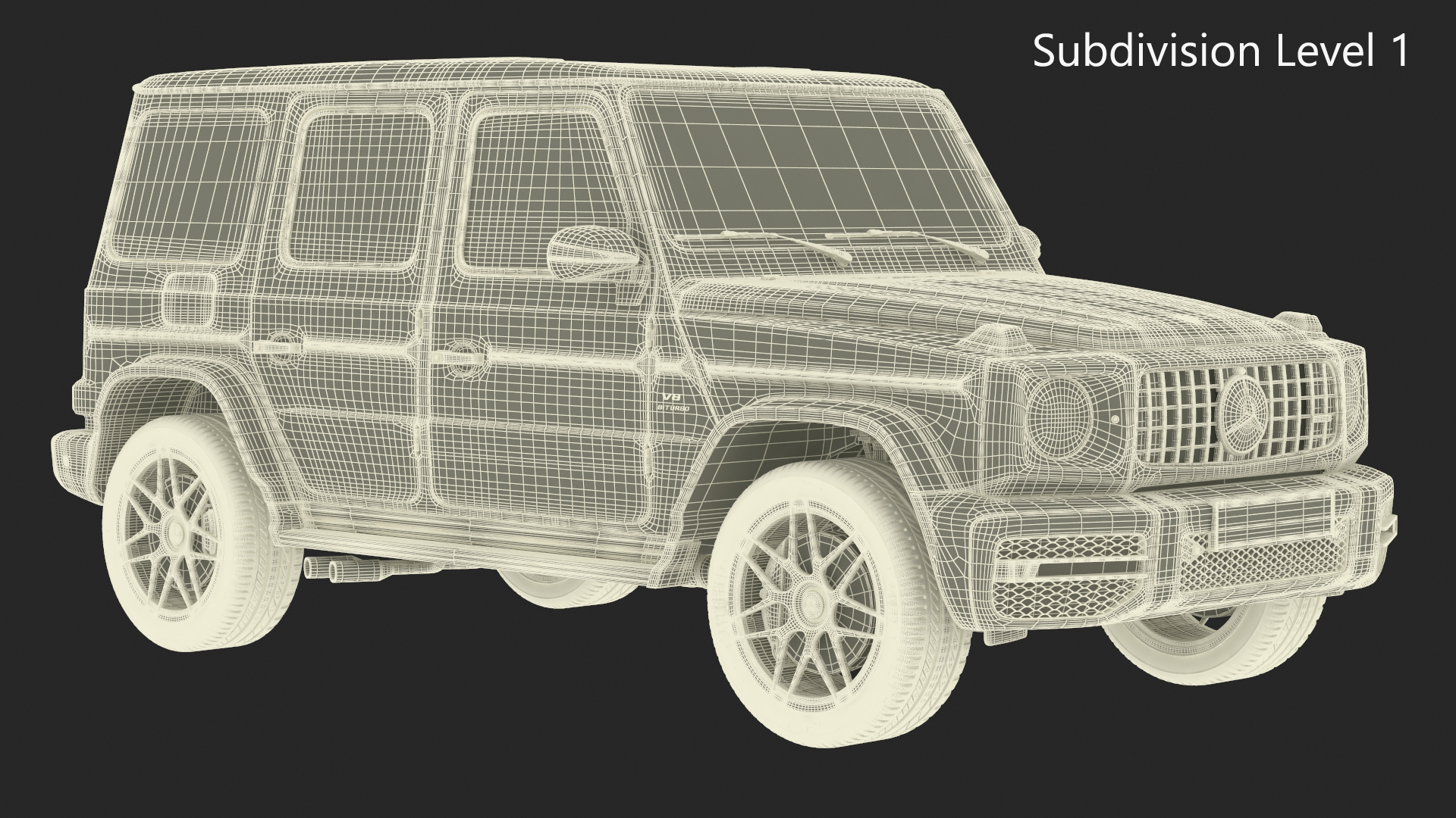 Mercedes-Benz G63 AMG 2019 Simple Interior 3D