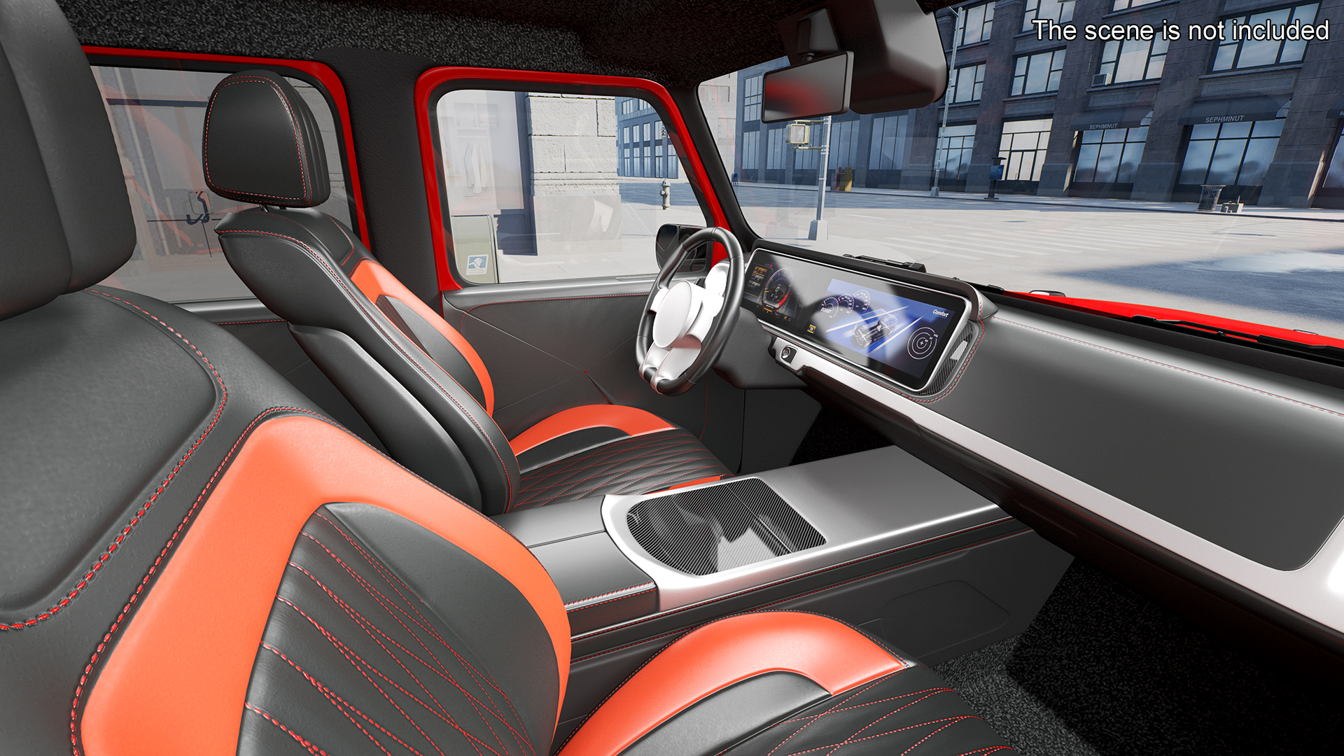 Mercedes-Benz G63 AMG 2019 Simple Interior 3D