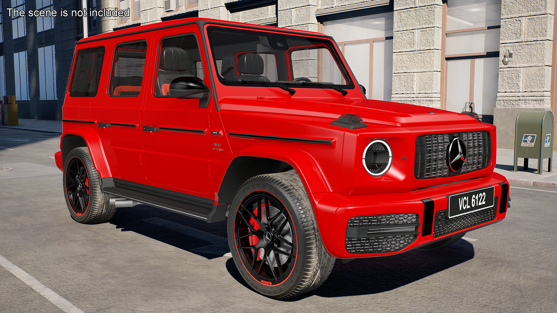 Mercedes-Benz G63 AMG 2019 Simple Interior 3D