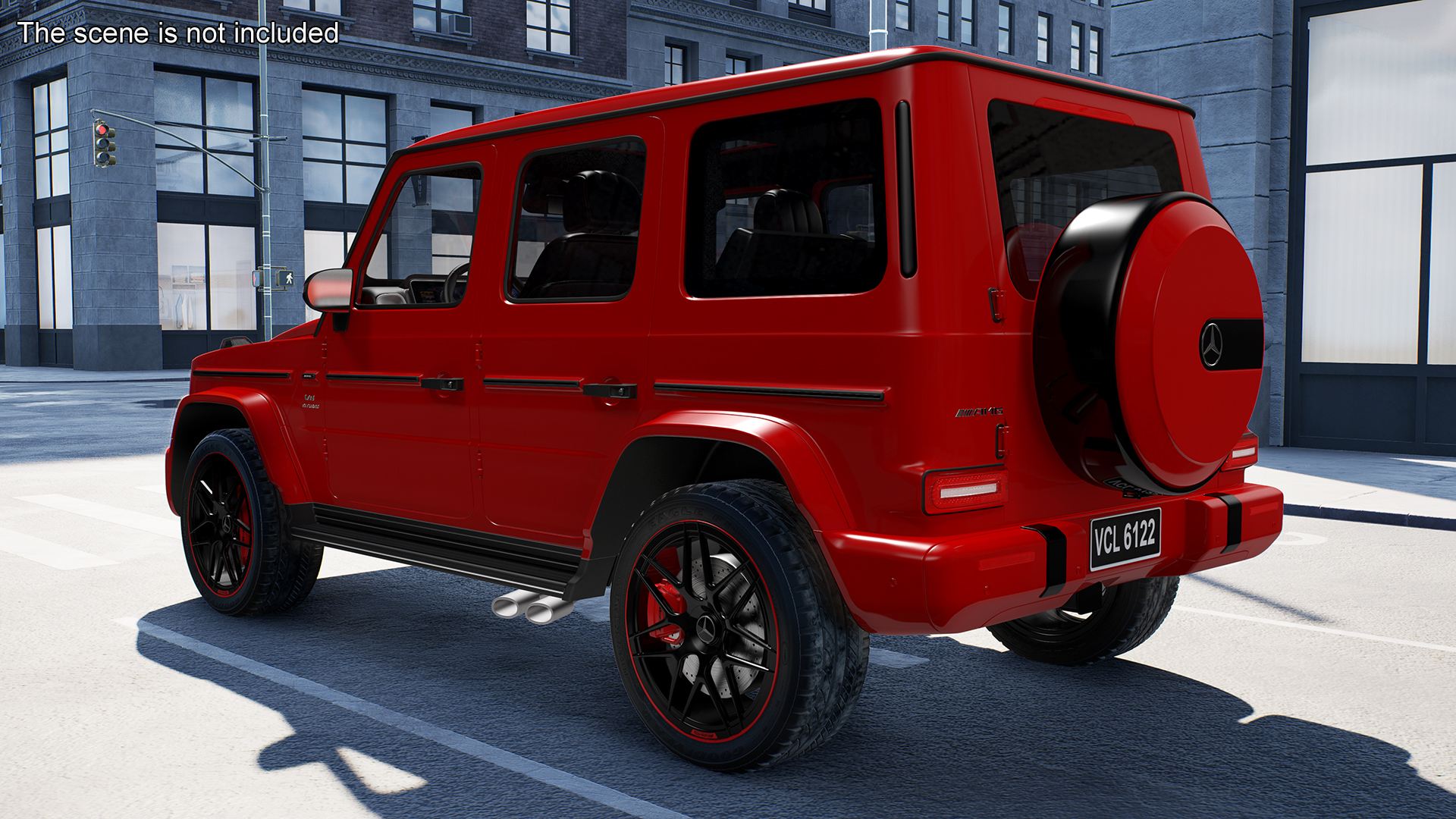 Mercedes-Benz G63 AMG 2019 Simple Interior 3D