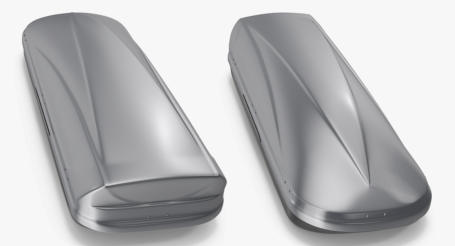 3D Car Roofbox Silver Generic