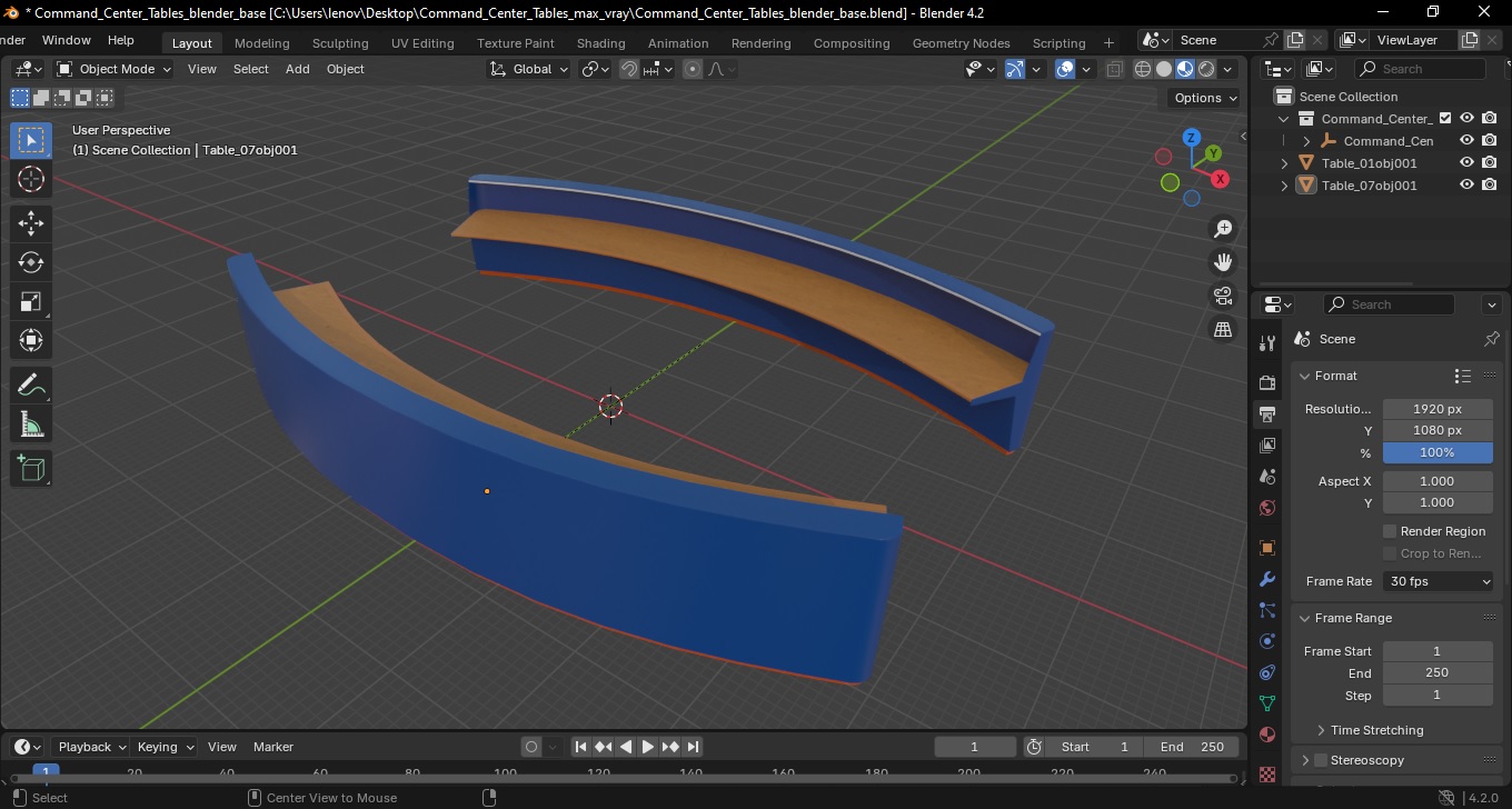 3D Command Center Tables