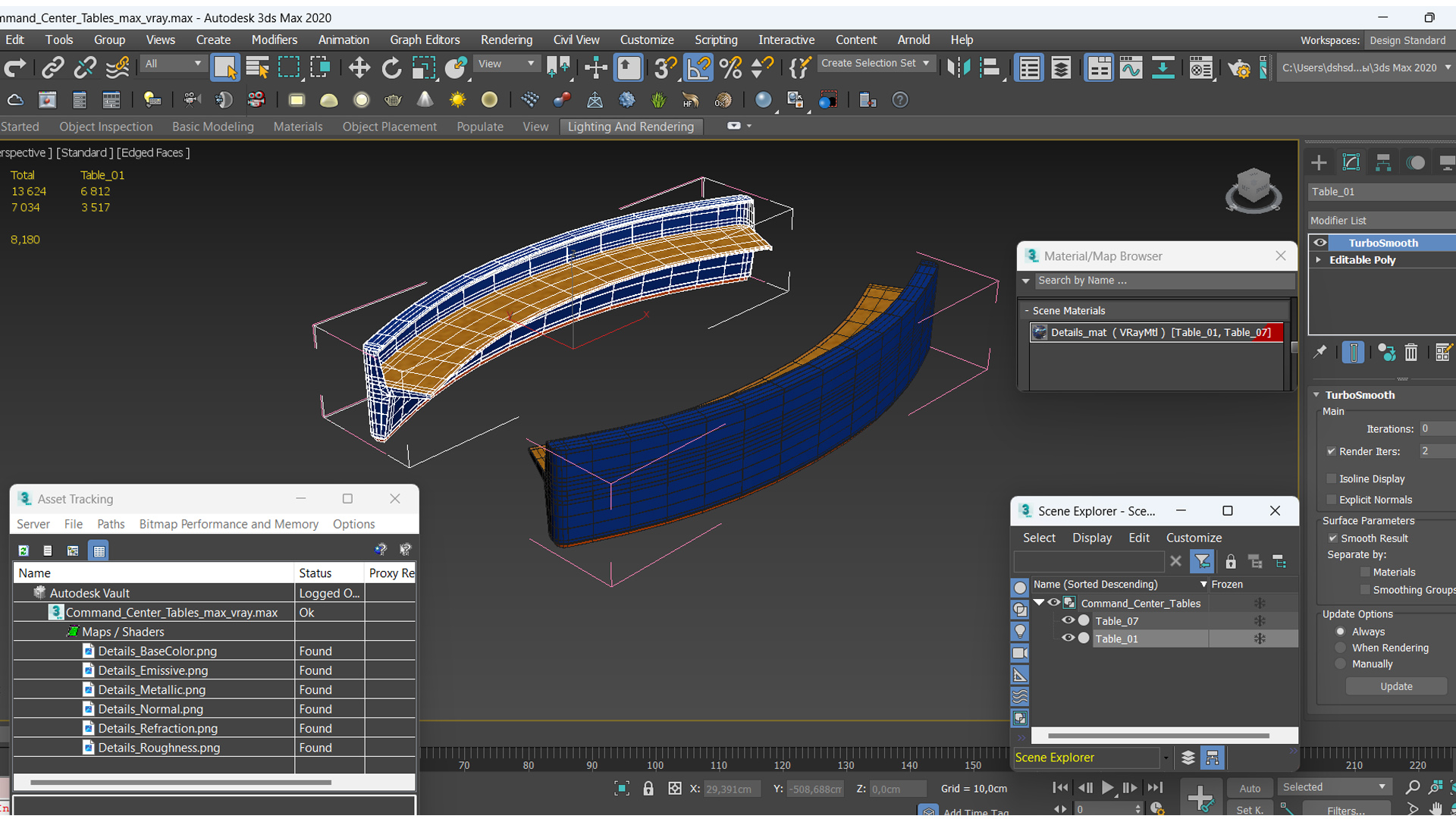 3D Command Center Tables