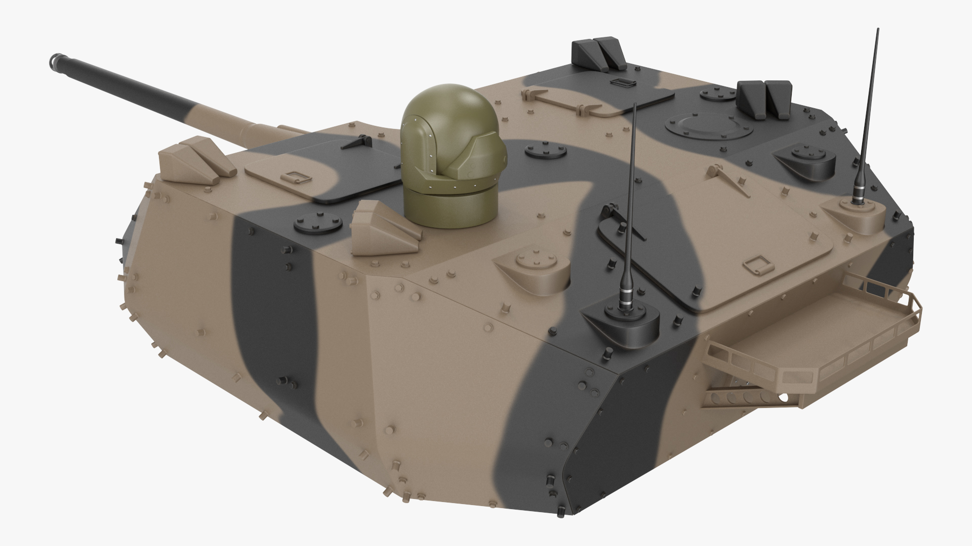 Tank Turret Camouflage 3D