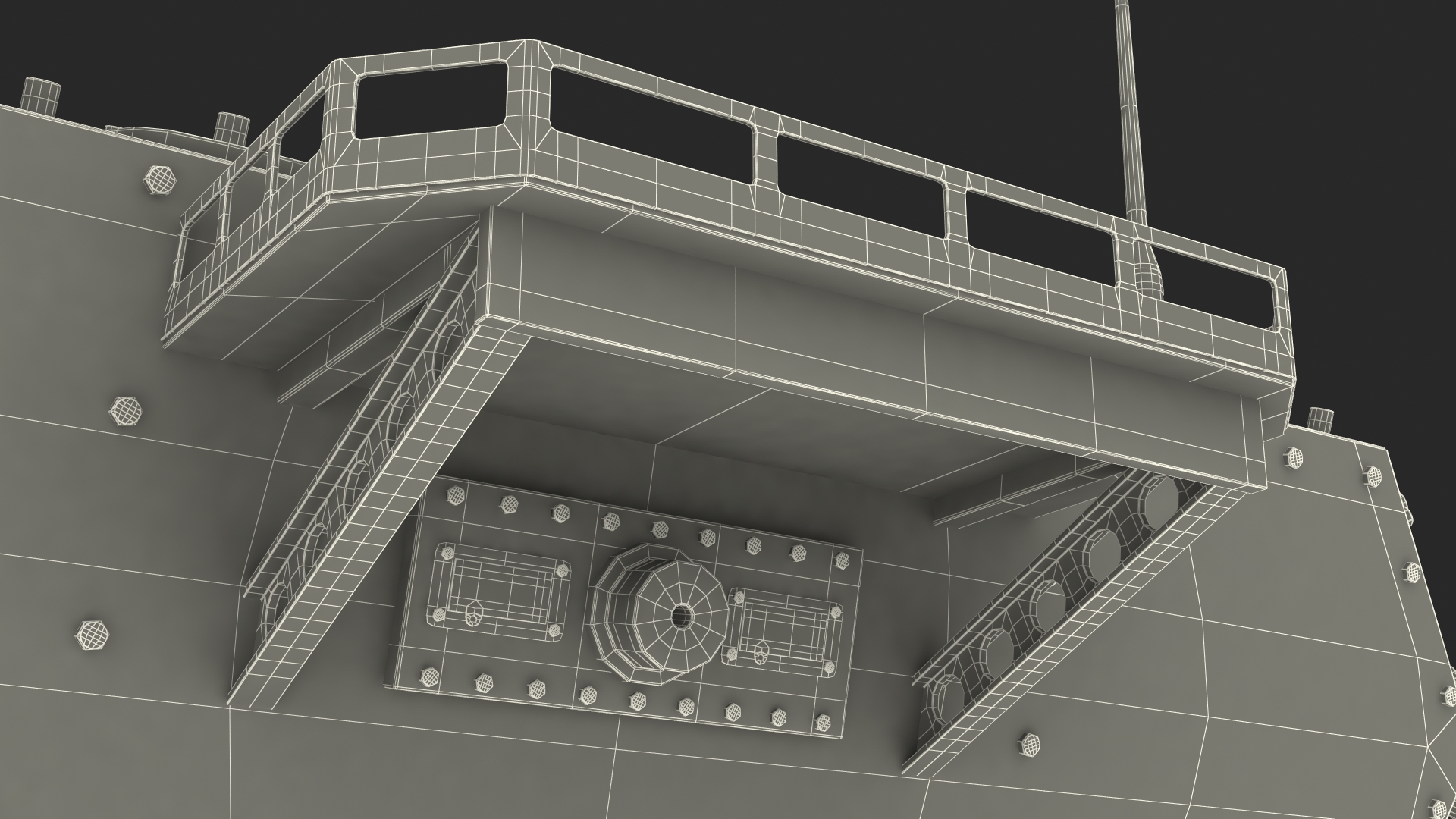 Tank Turret Camouflage 3D