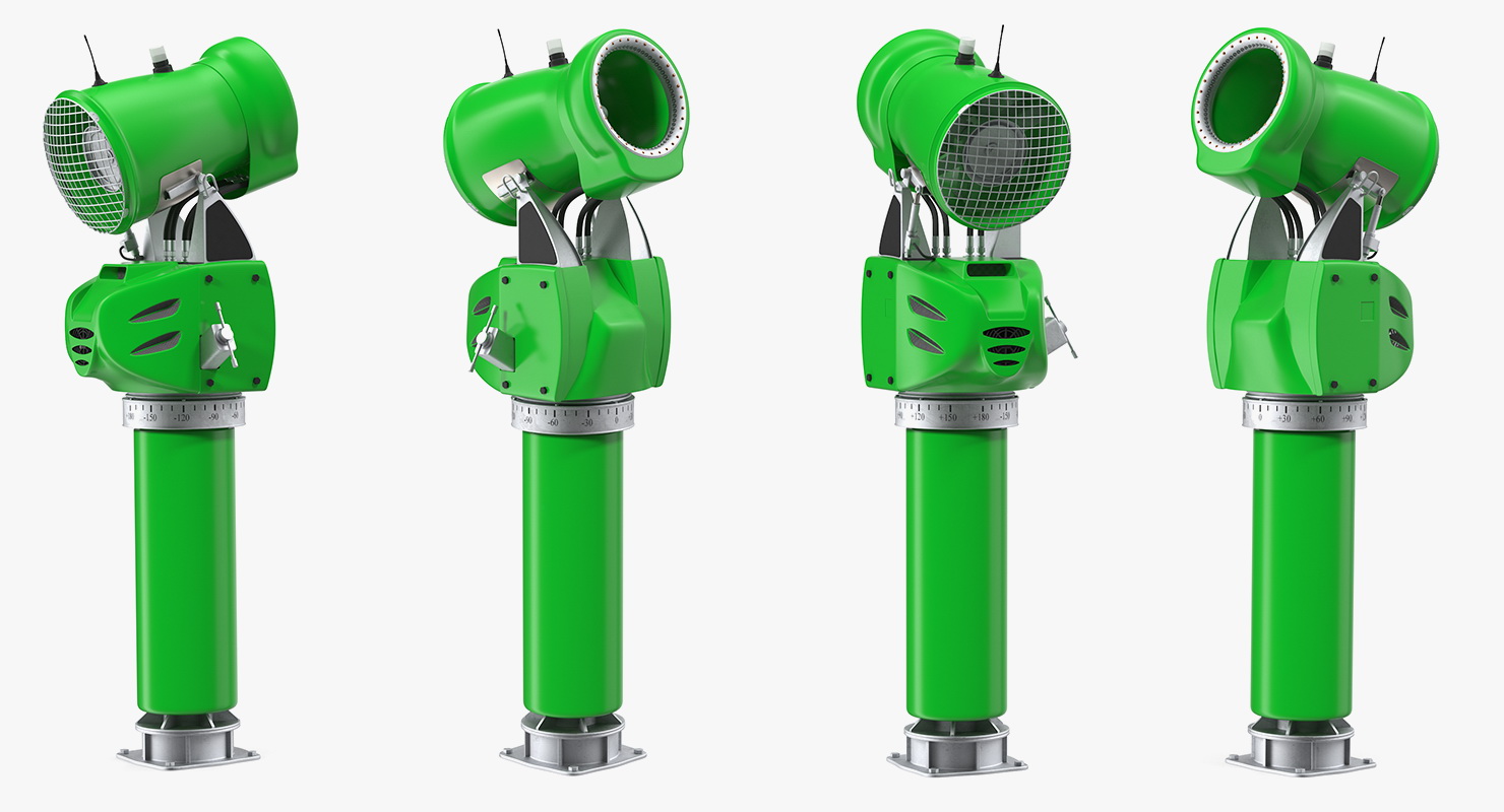 Green Snow Gun 3D model