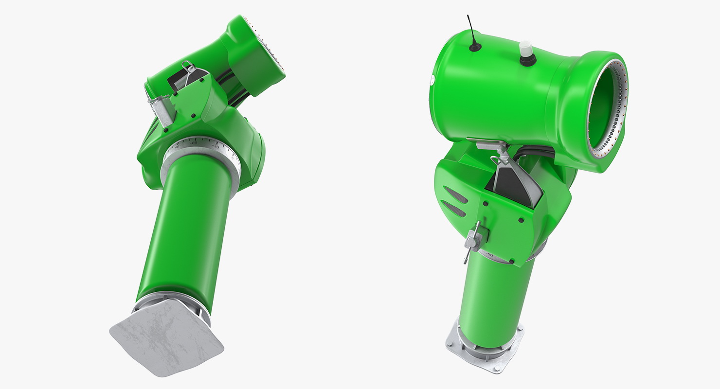 Green Snow Gun 3D model