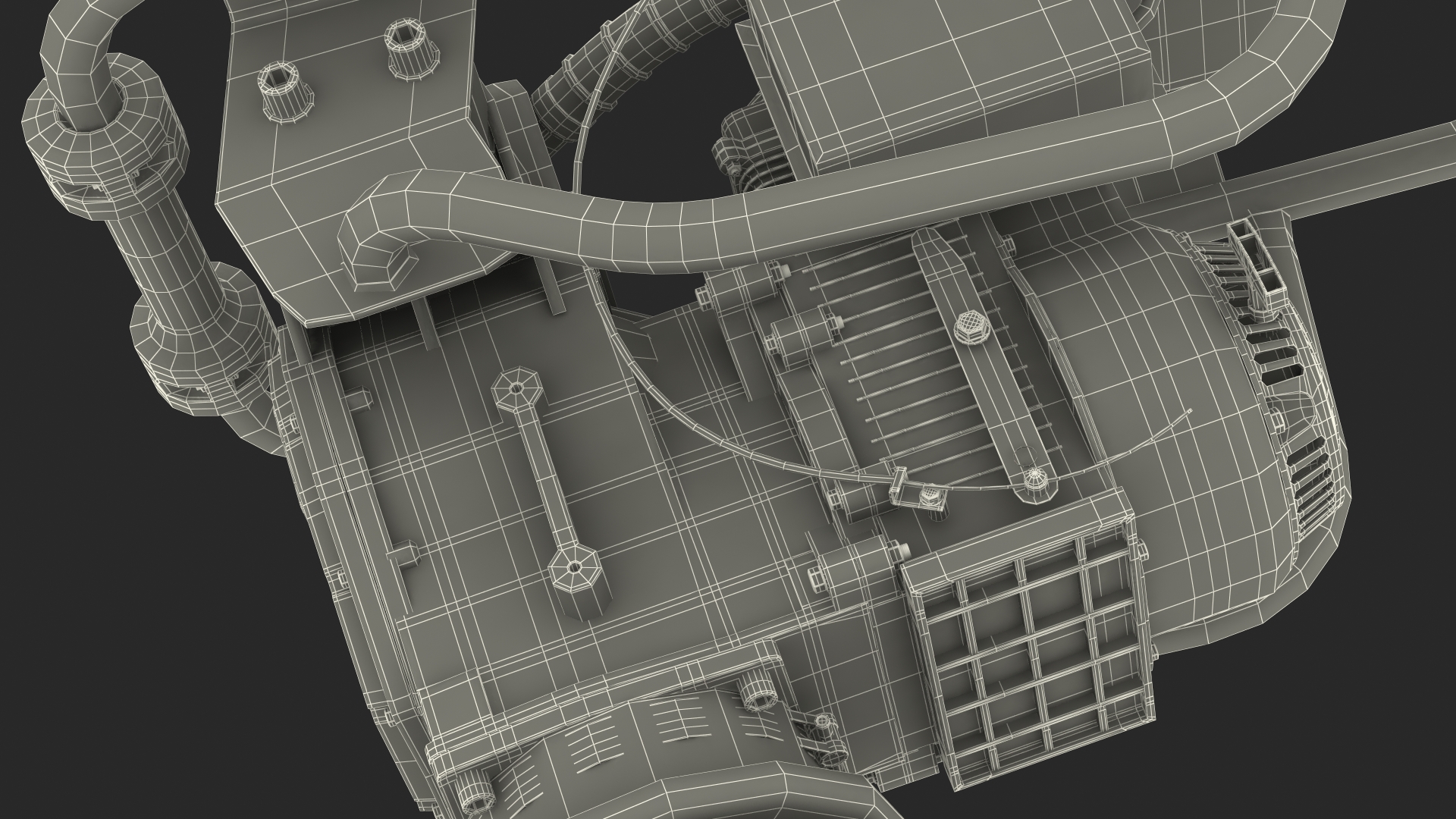 3D Tamping Rammer Rigged