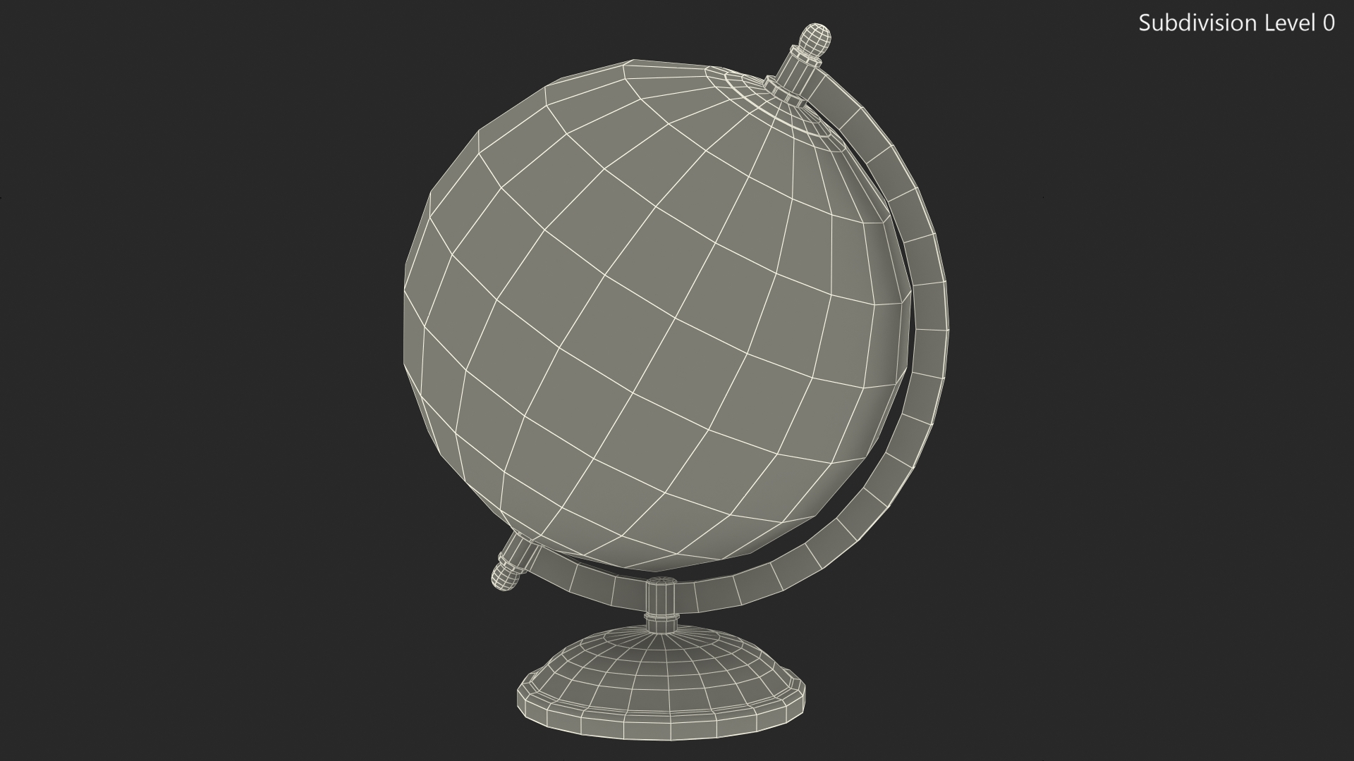 3D Classic Globe model