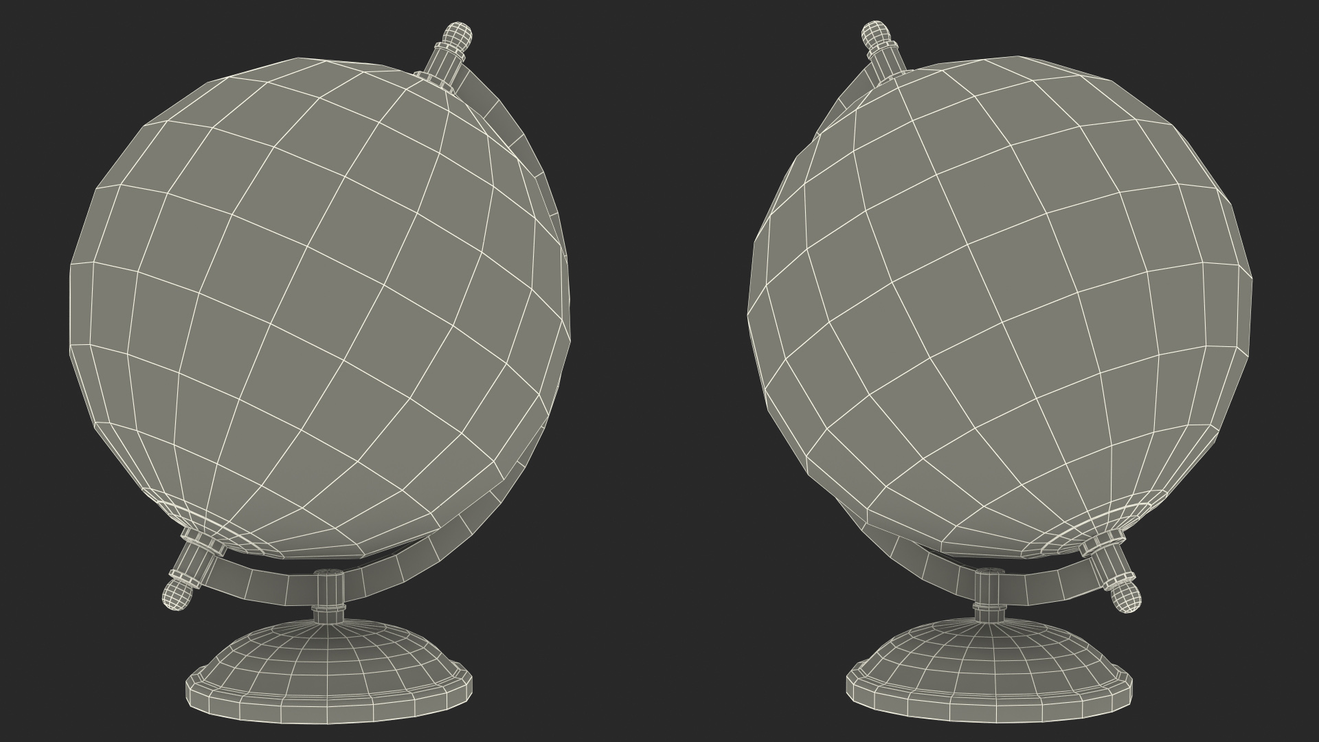 3D Classic Globe model