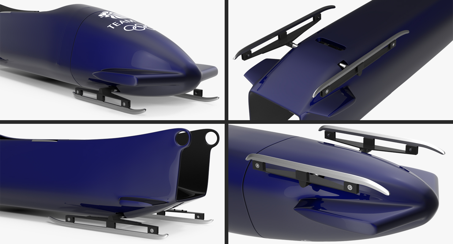 Bobsled Four Person Team GB 3D