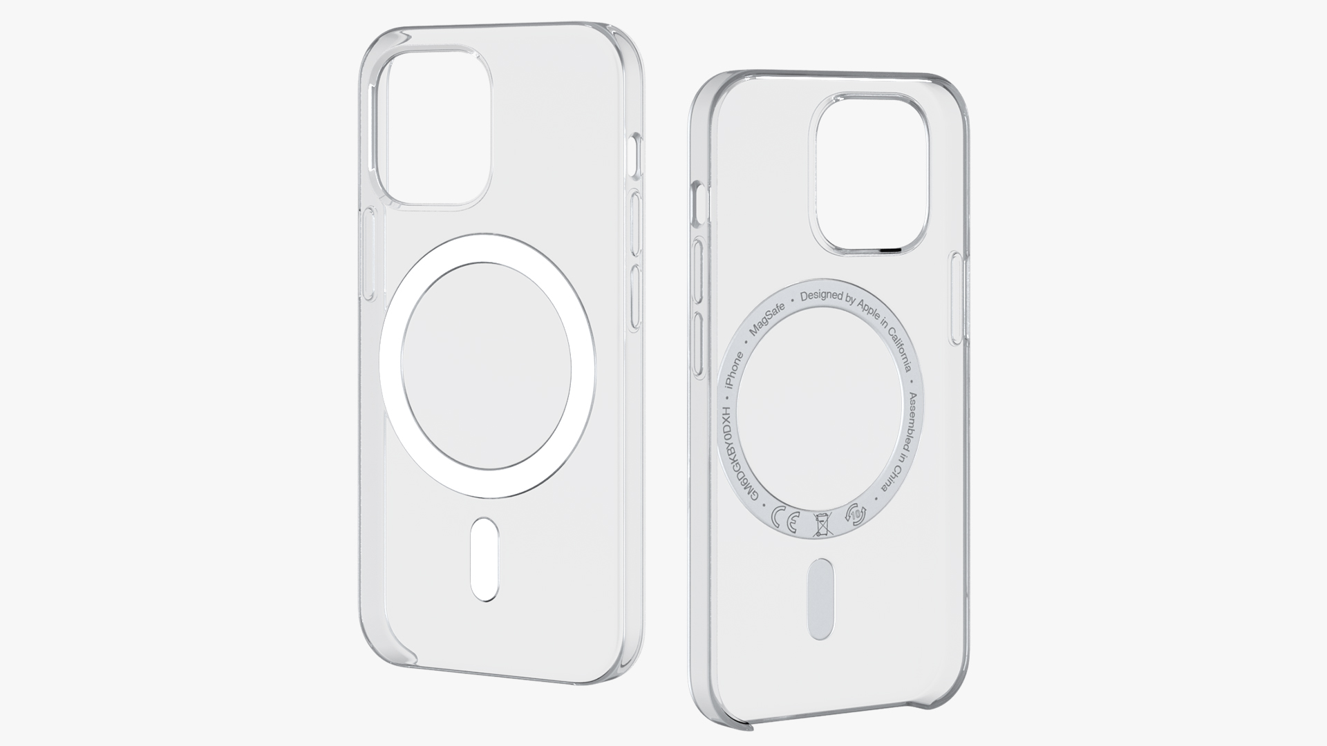 3D iPhone 12 mini Clear Case with MagSafe model