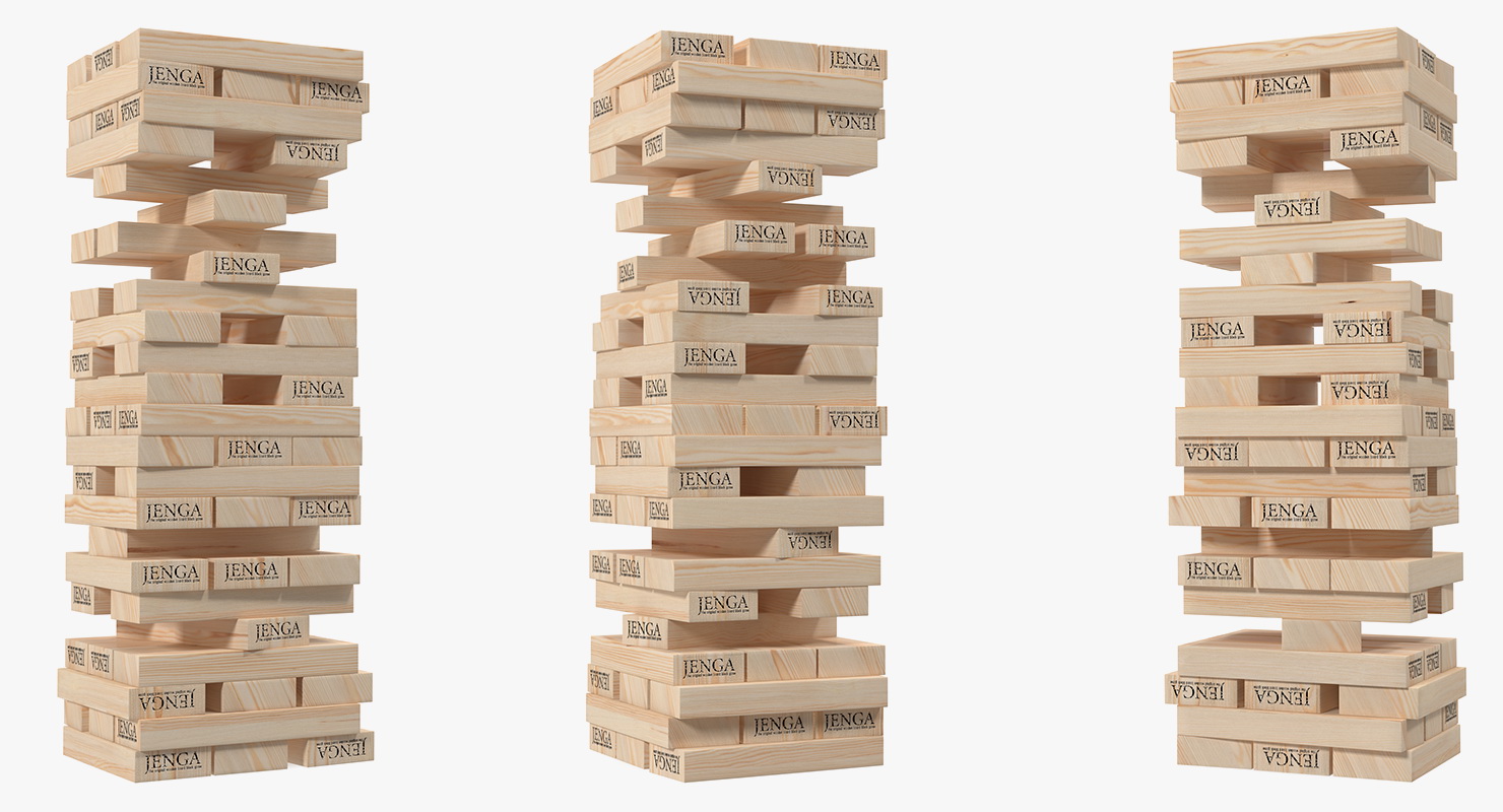 3D Jenga Tower