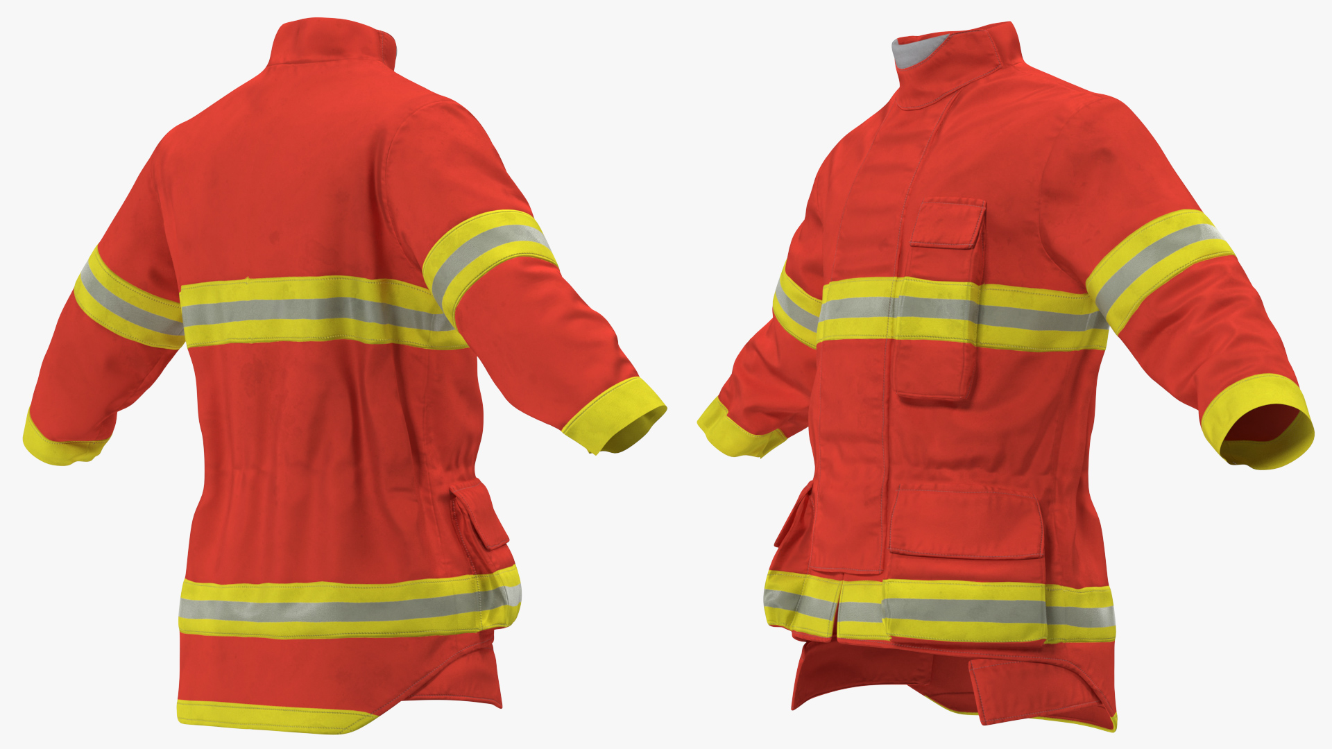 Firefighting Coat 3D