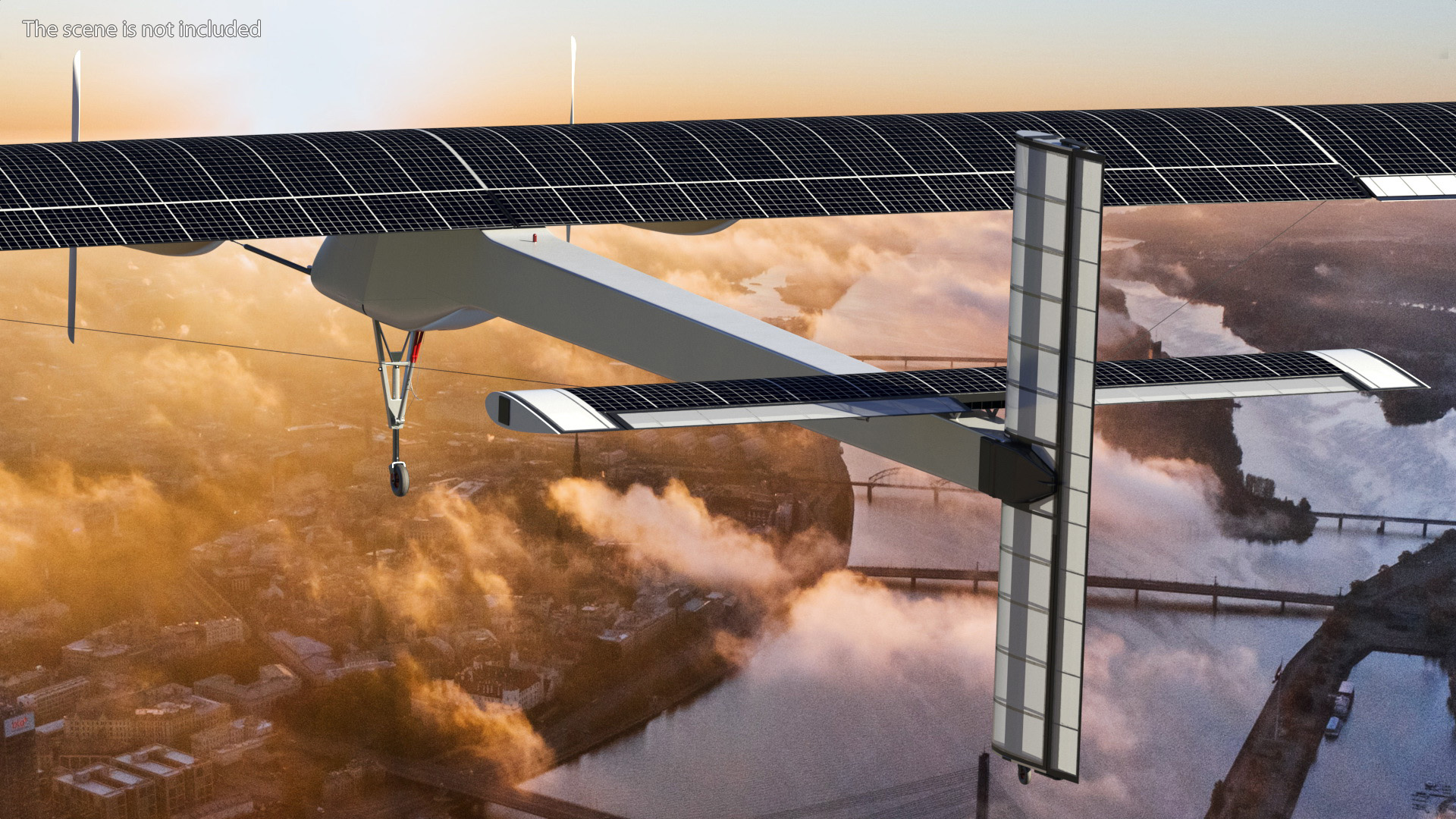 3D Solar Energy Airplane