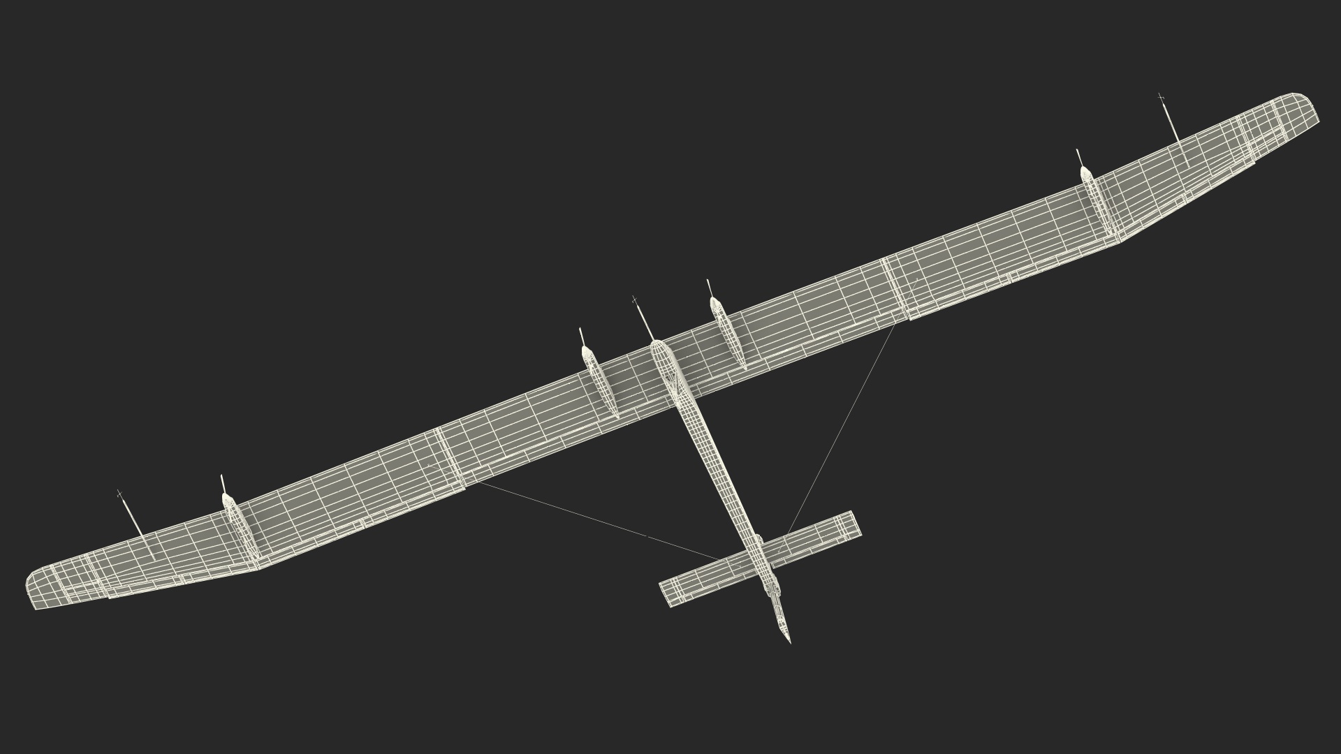 3D Solar Energy Airplane