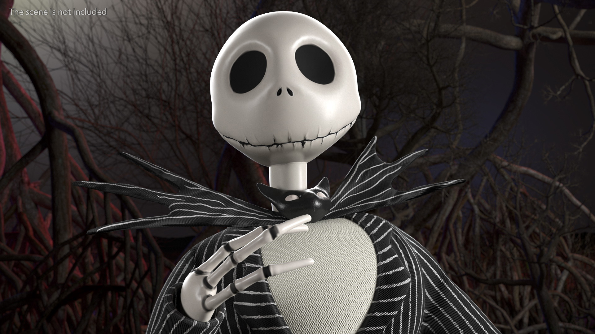 Character Jack Skellington Walking 3D model