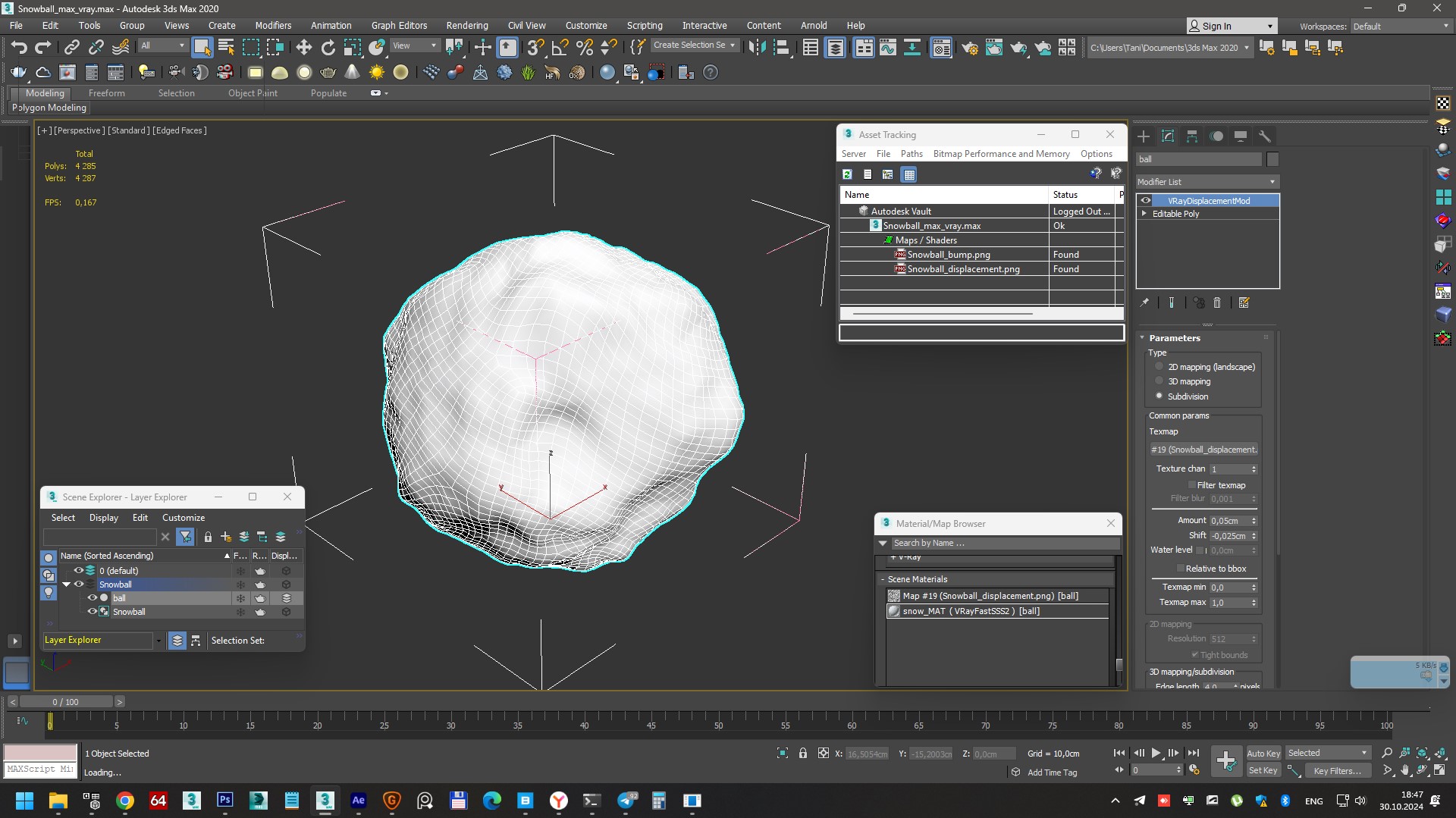 3D model Snowball