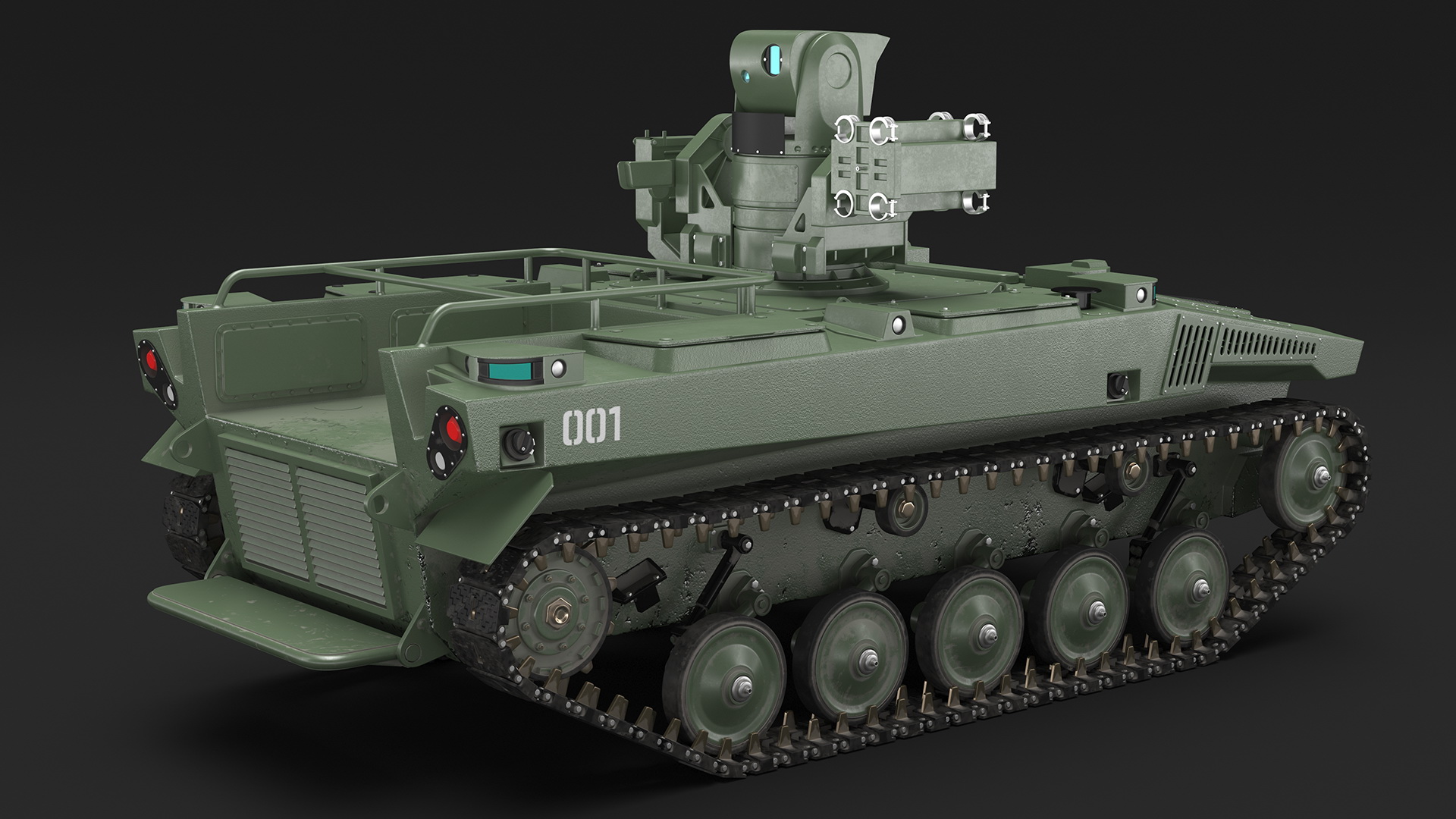 Marker Russian Military Robot 3D model