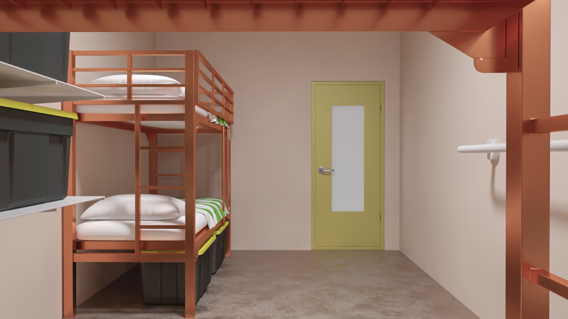 3D model Homeless Shelter Interior