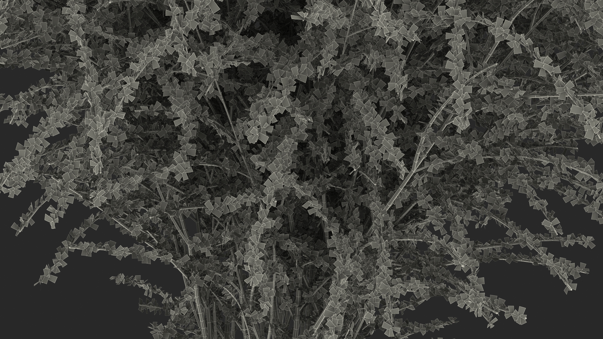 Barberry Bush Red 3D