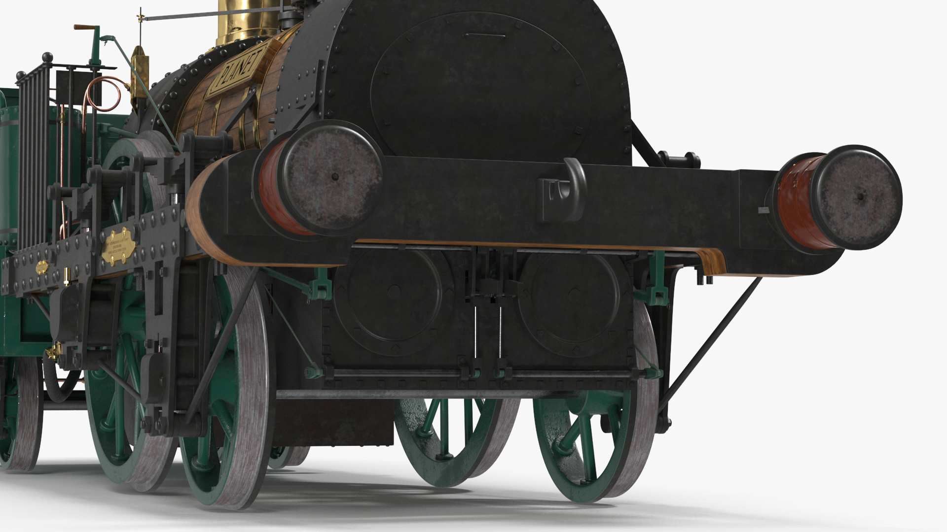 Old Locomotive Planet by Robert Stephenson 1830 3D