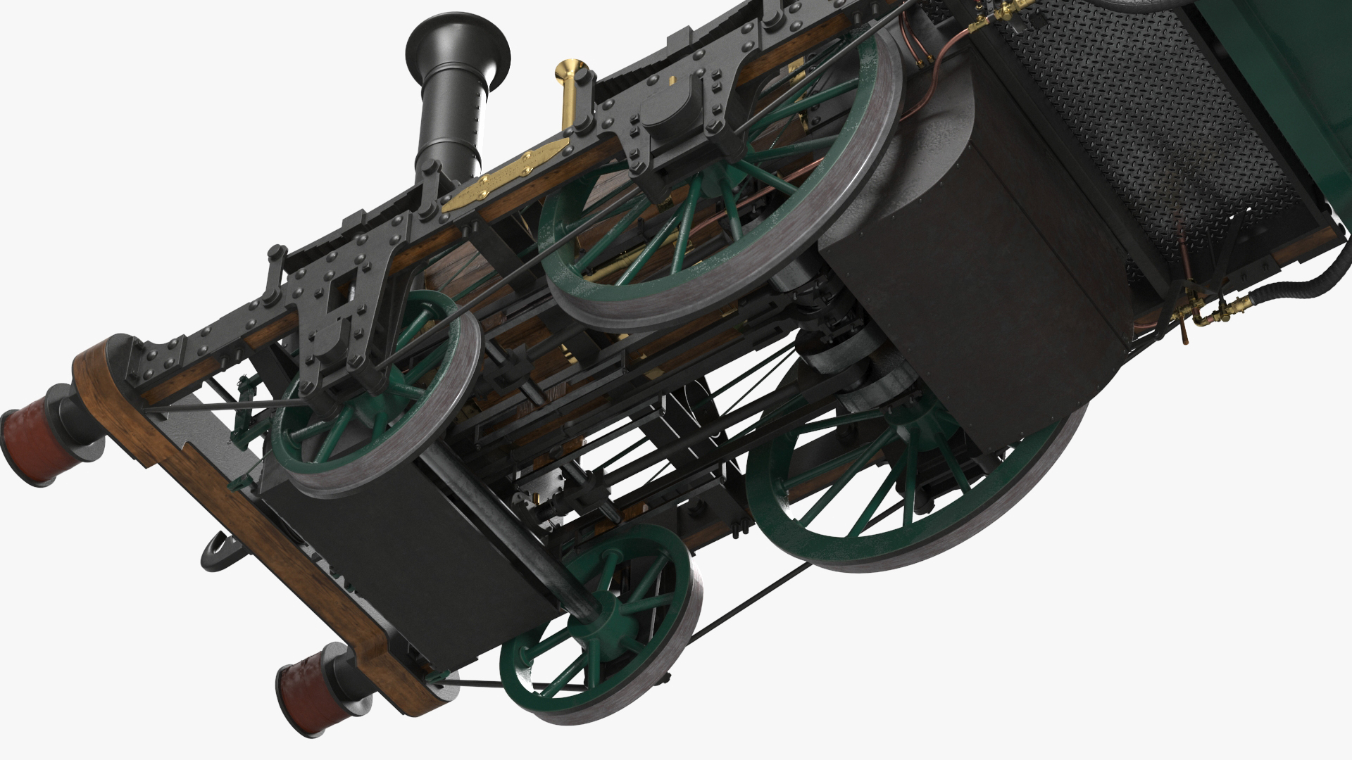 Old Locomotive Planet by Robert Stephenson 1830 3D