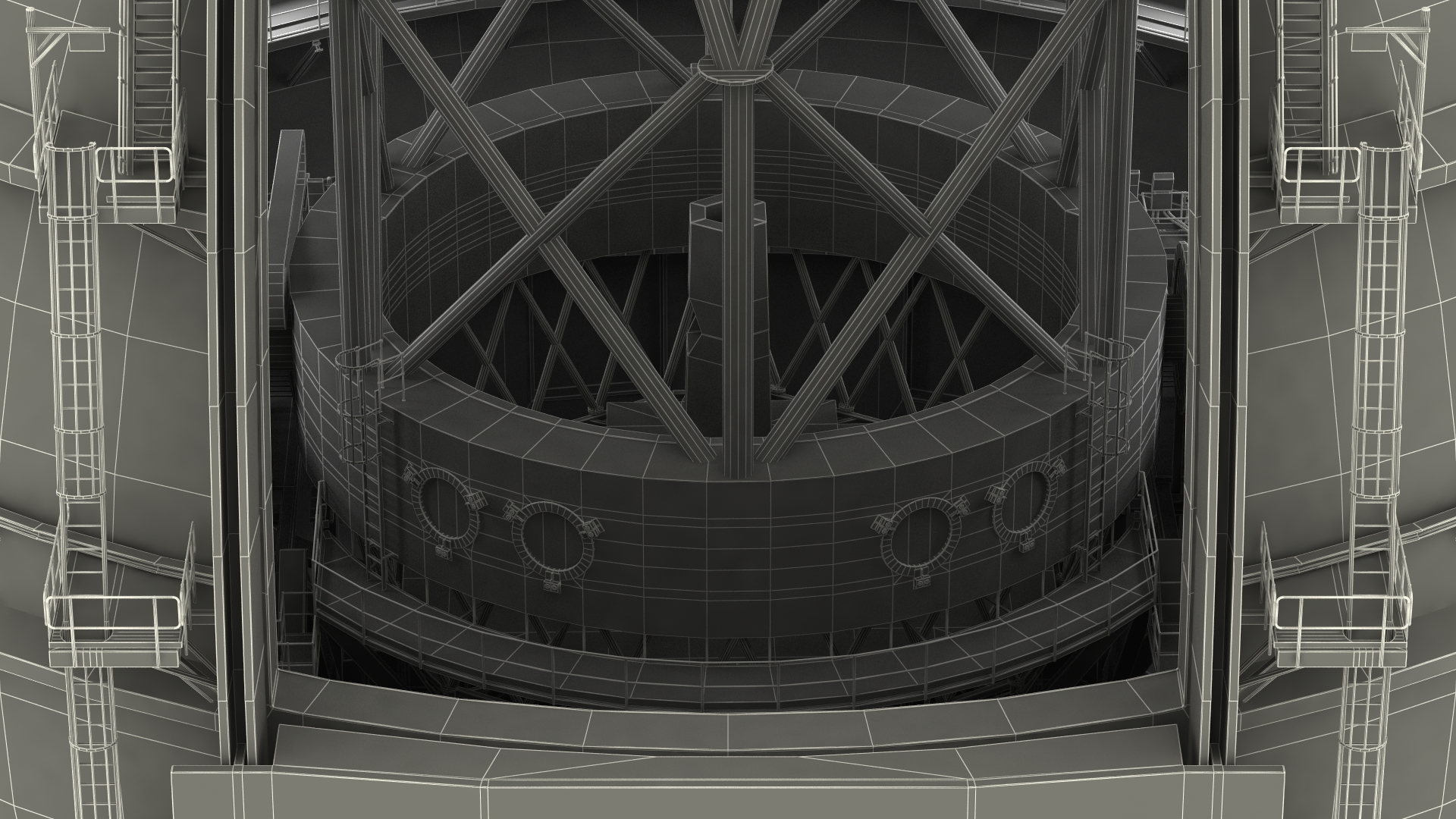 Dome Telescope 3D model