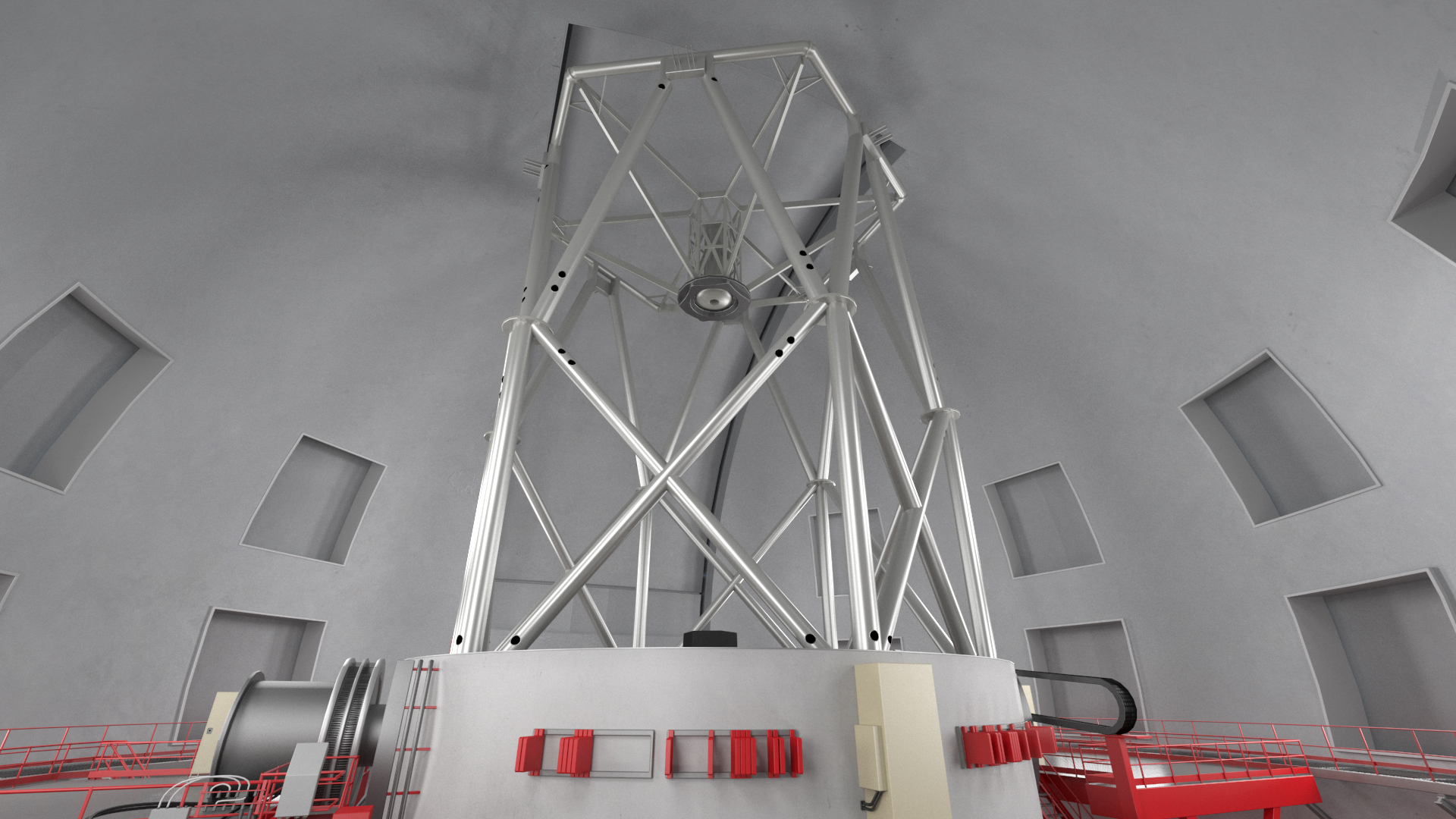 Dome Telescope 3D model