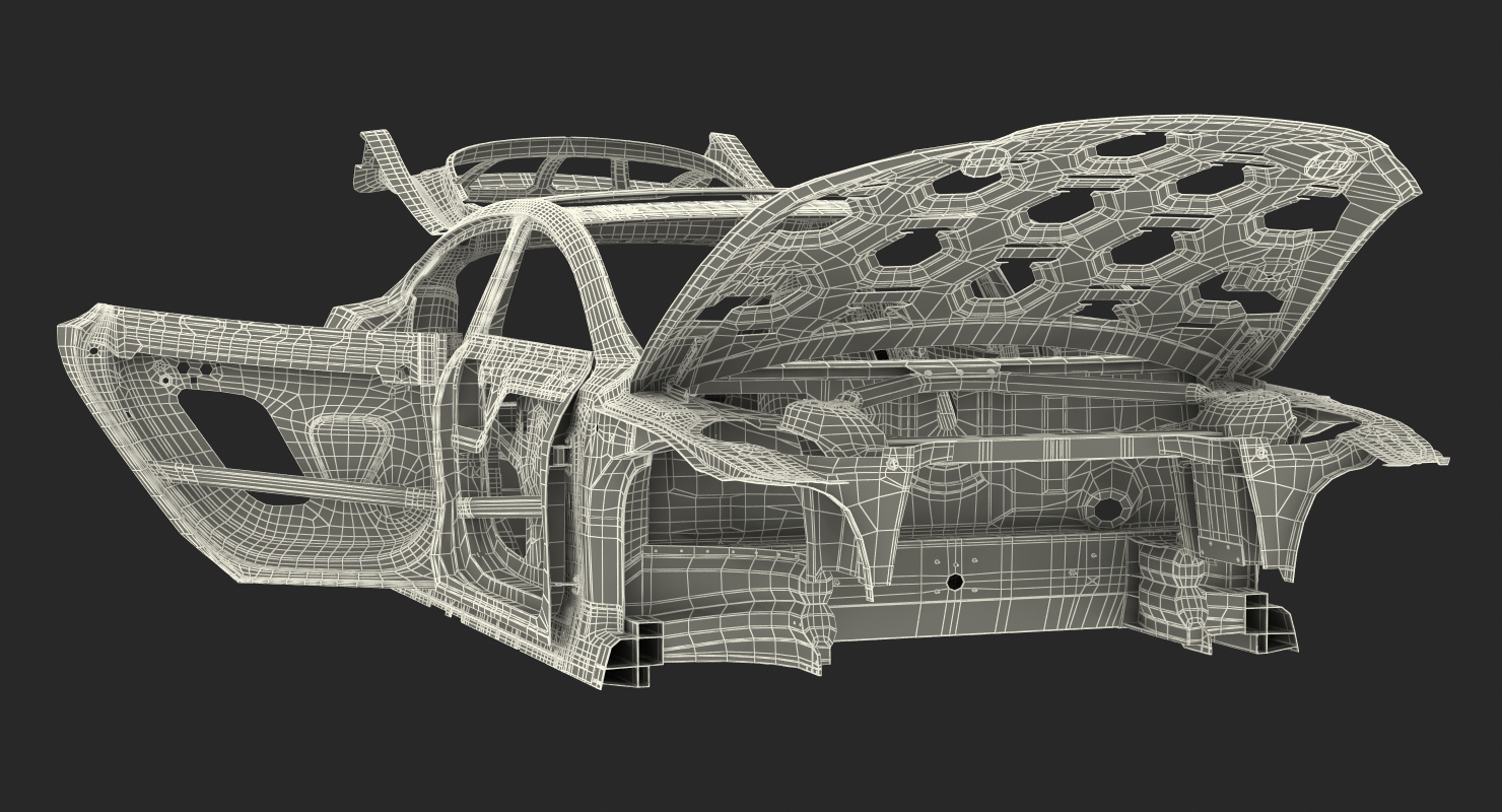 Tesla Model S Frame 3D model